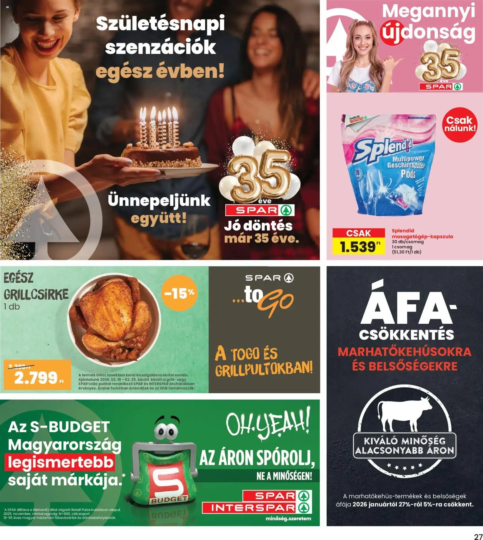 Interspar újság 2026.02.19. Akciós újság Interspar (2026-02-19 - 2026-02-25)