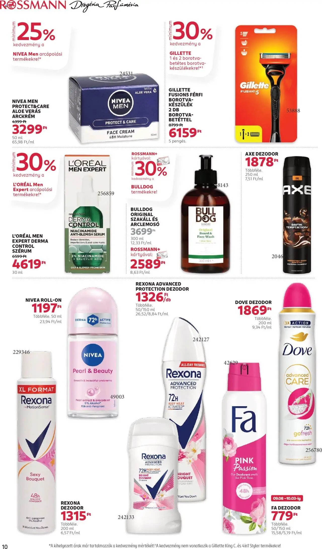 Rossmann újság 2025.09.08. Akciós újság Rossmann (2025-09-08 - 2025-09-19)