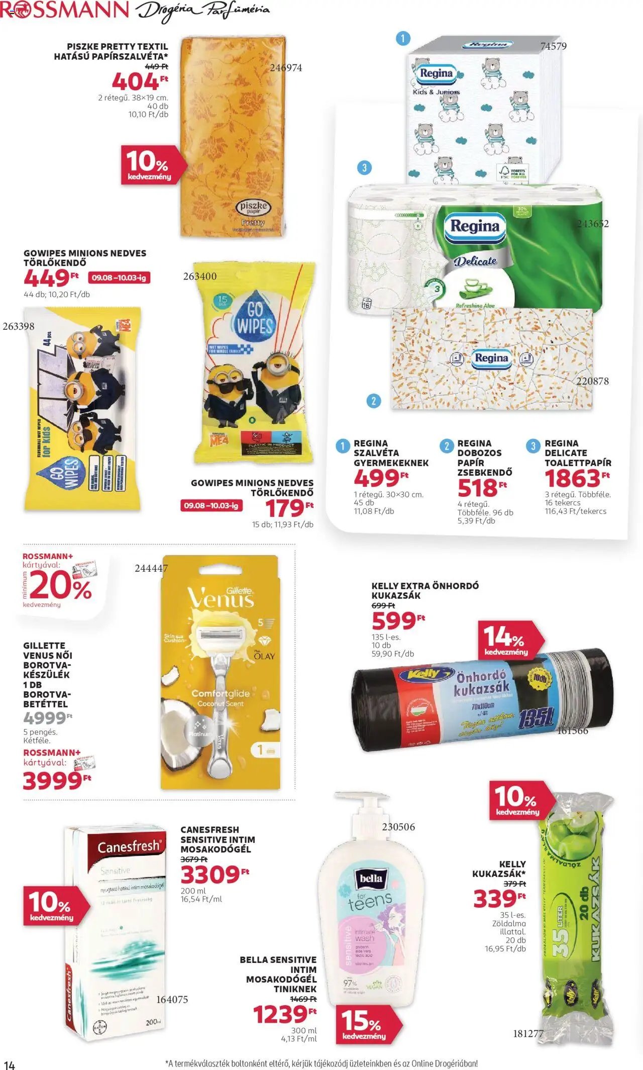 Rossmann újság 2025.09.08. Akciós újság Rossmann (2025-09-08 - 2025-09-19)