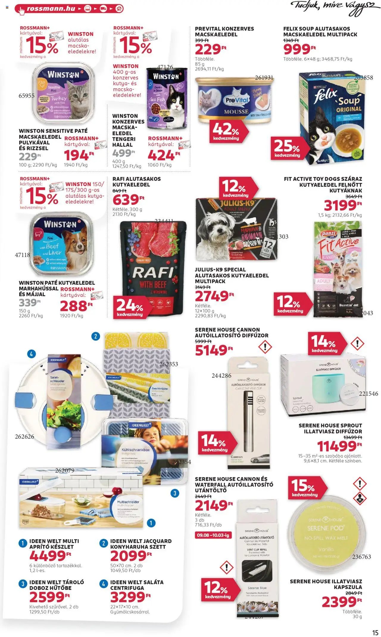 Rossmann újság 2025.09.08. Akciós újság Rossmann (2025-09-08 - 2025-09-19)