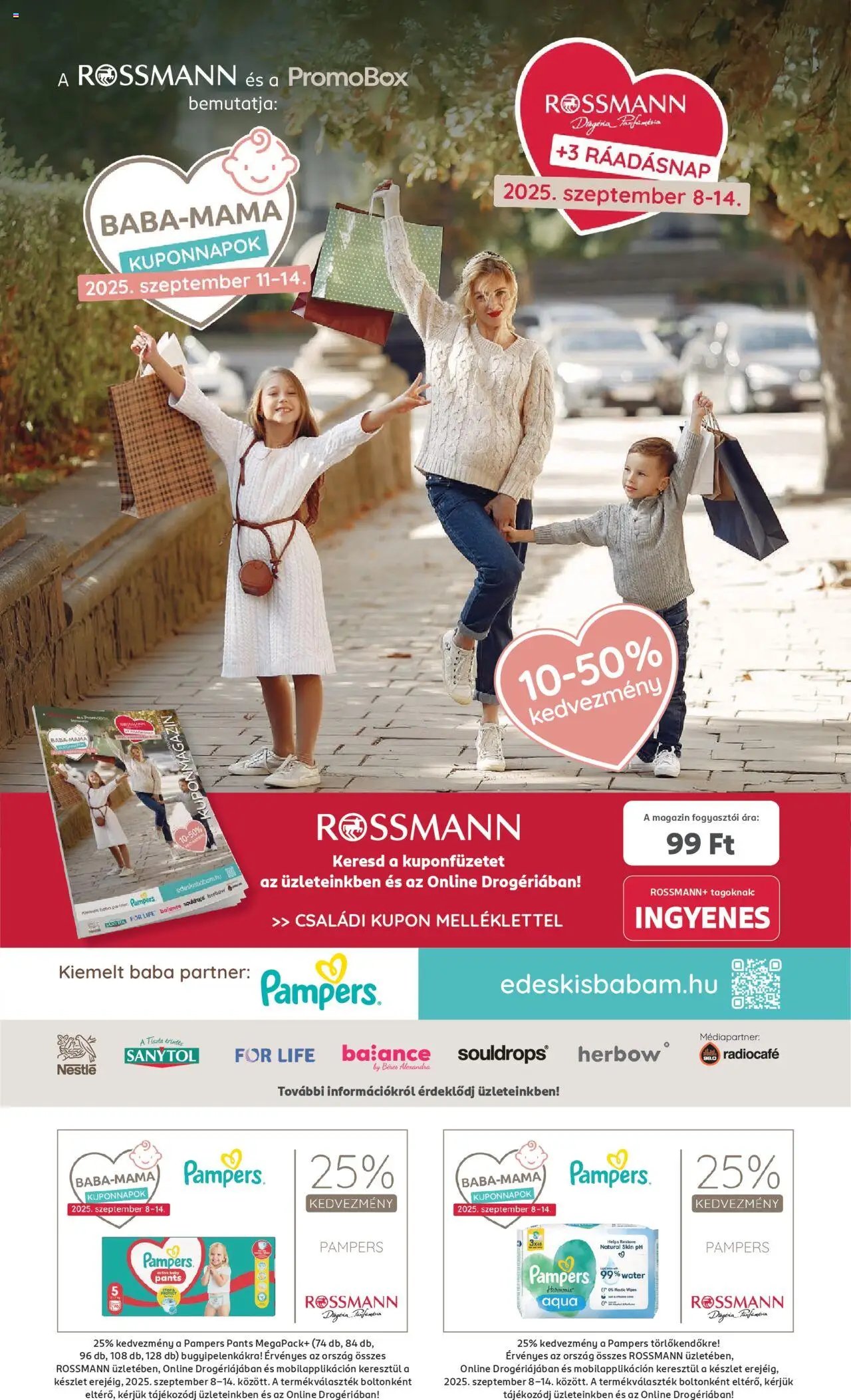 Rossmann újság 2025.09.08. Akciós újság Rossmann (2025-09-08 - 2025-09-19)