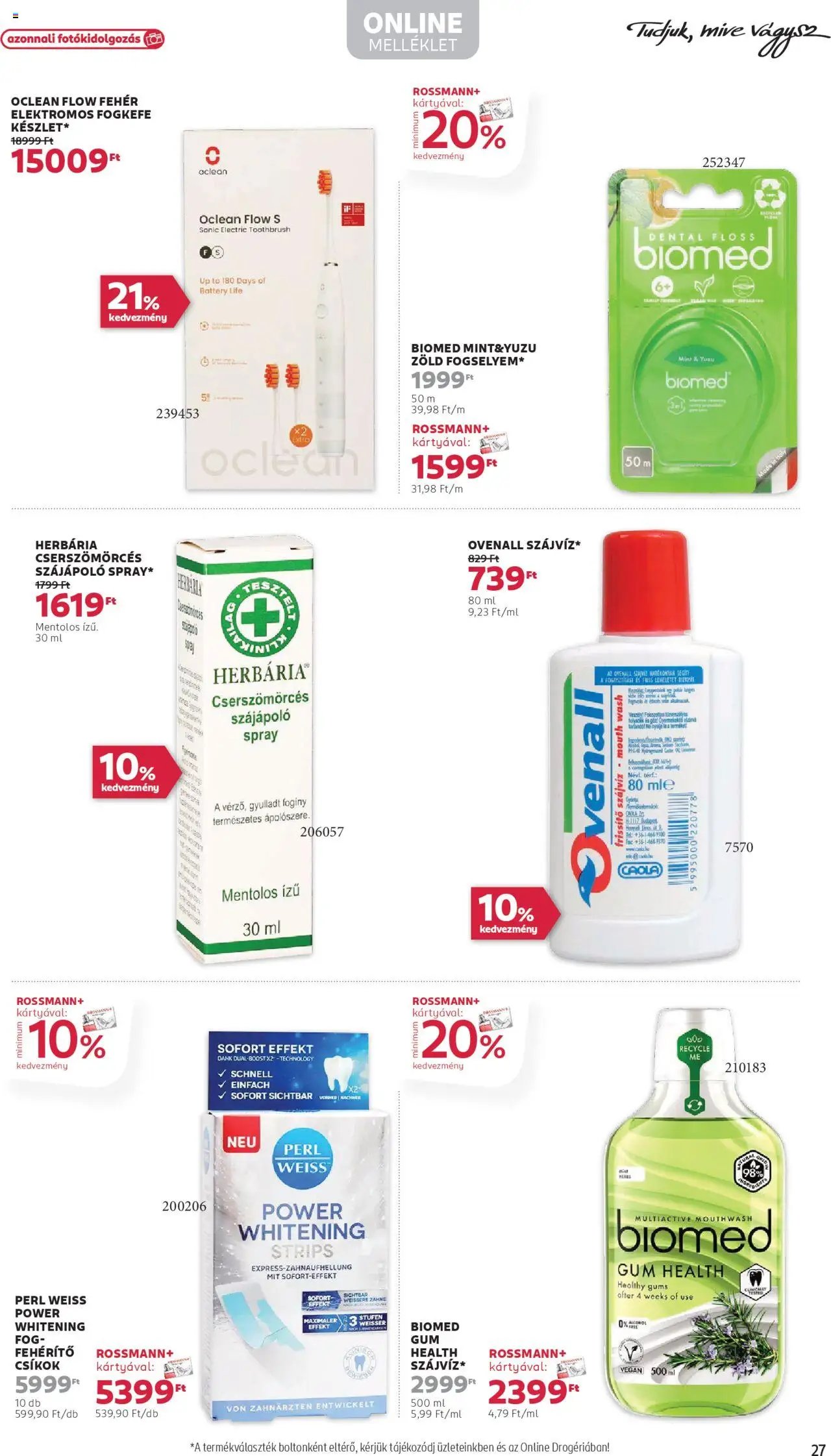 Rossmann újság 2025.09.08. Akciós újság Rossmann (2025-09-08 - 2025-09-19)