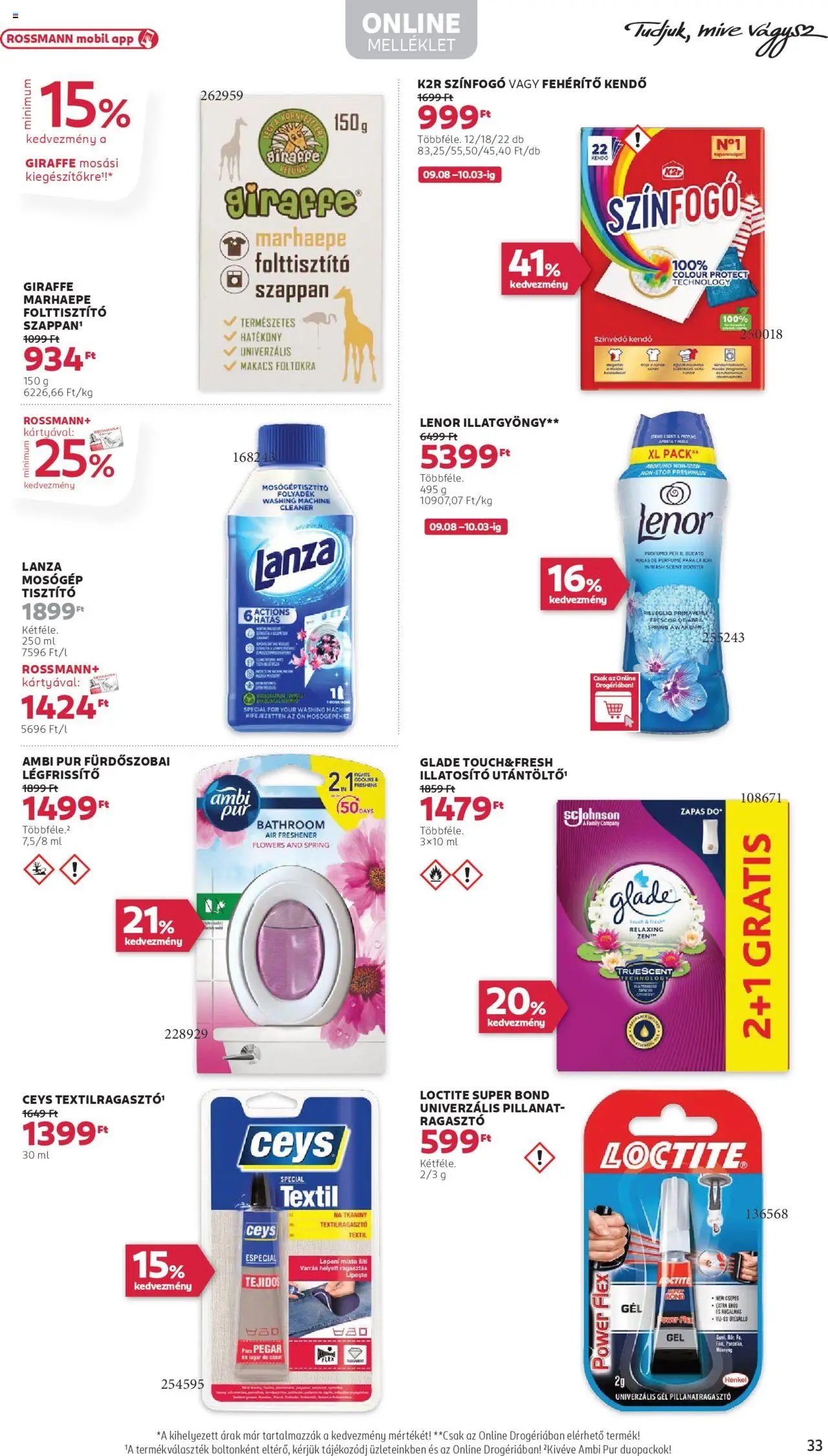 Rossmann újság 2025.09.08. Akciós újság Rossmann (2025-09-08 - 2025-09-19)