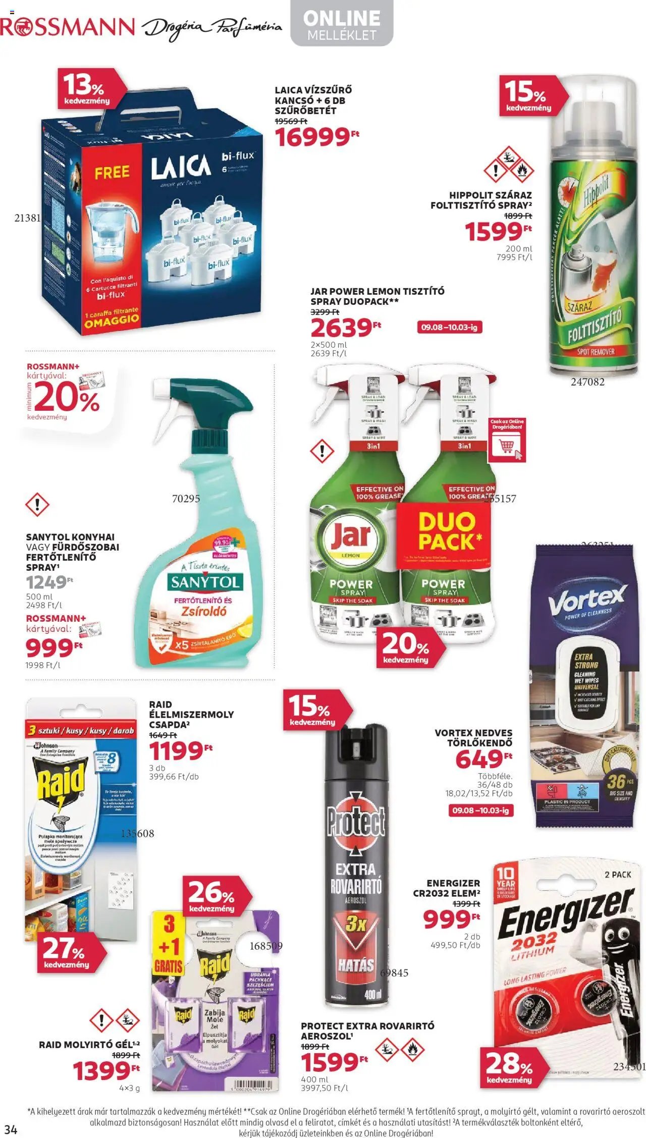 Rossmann újság 2025.09.08. Akciós újság Rossmann (2025-09-08 - 2025-09-19)