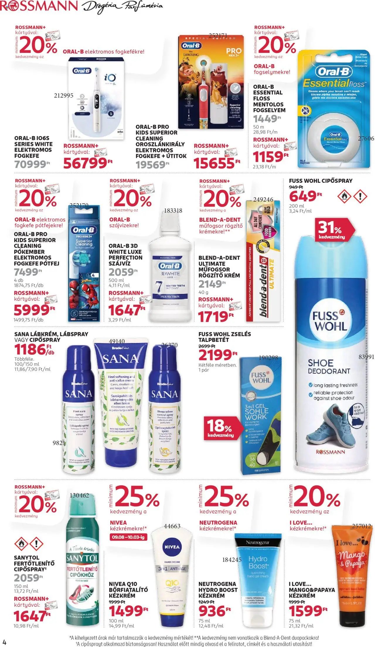 Rossmann újság 2025.09.08. Akciós újság Rossmann (2025-09-08 - 2025-09-19)