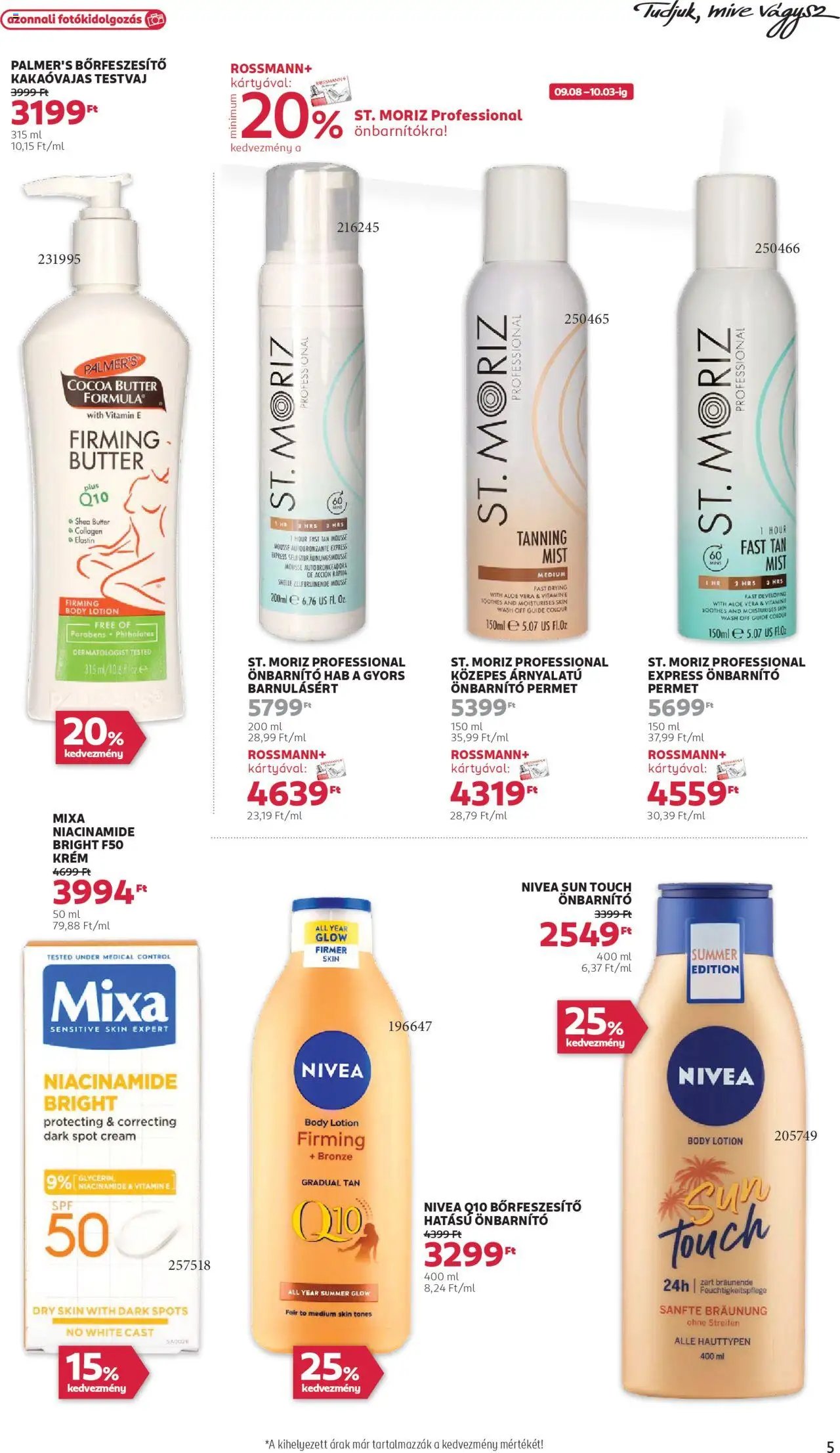 Rossmann újság 2025.09.08. Akciós újság Rossmann (2025-09-08 - 2025-09-19)