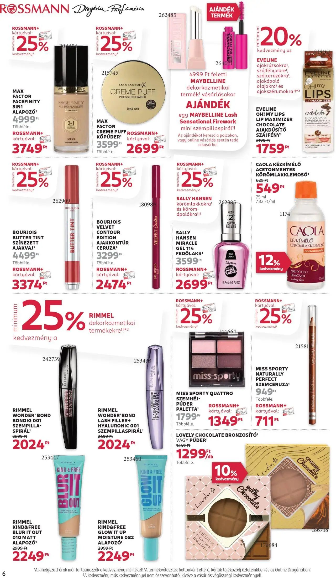 Rossmann újság 2025.09.08. Akciós újság Rossmann (2025-09-08 - 2025-09-19)