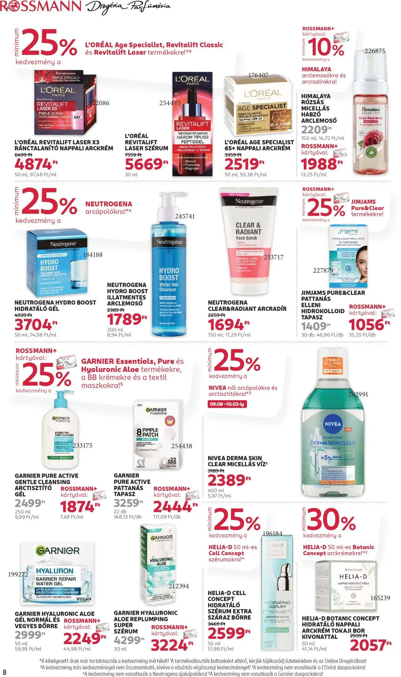 Rossmann újság 2025.09.08. Akciós újság Rossmann (2025-09-08 - 2025-09-19)