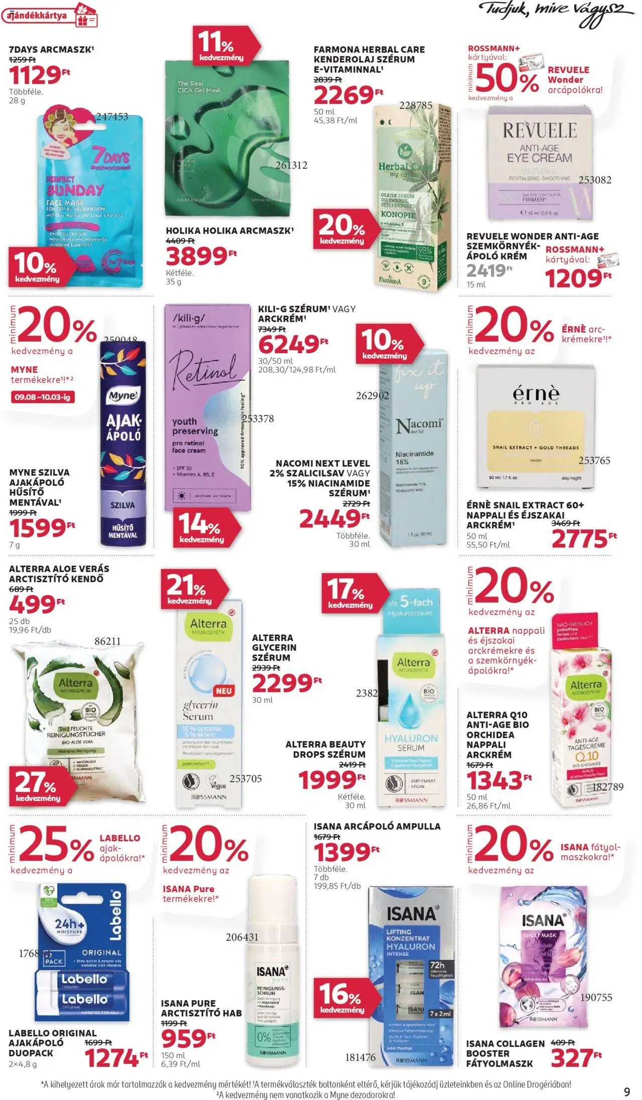 Rossmann újság 2025.09.08. Akciós újság Rossmann (2025-09-08 - 2025-09-19)