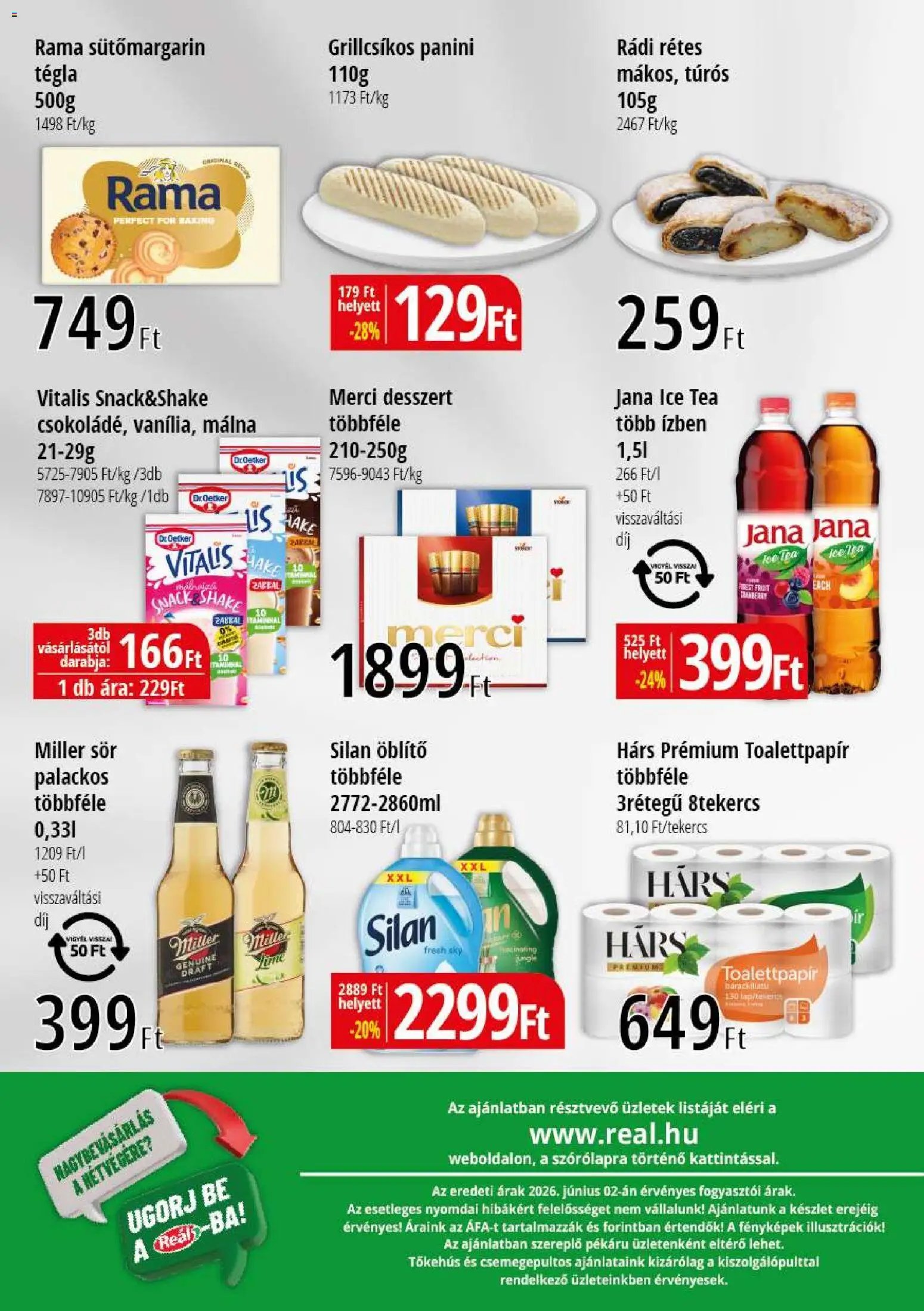 Reál újság 2026.06.11. Reál Bevásárló hétvége - Kelet Magyarország