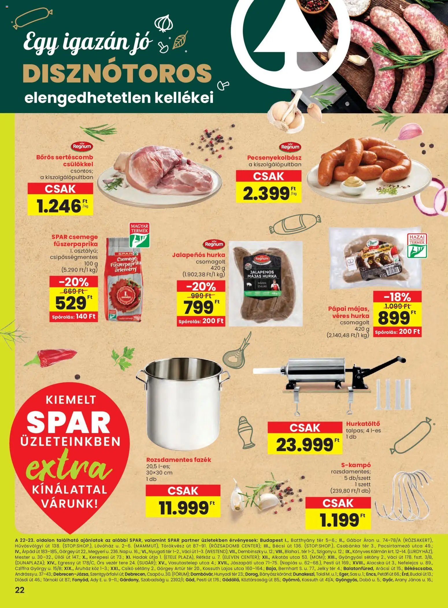Spar újság 2026.01.08. Extra ajánlat (2026-01-08 - 2026-01-14)