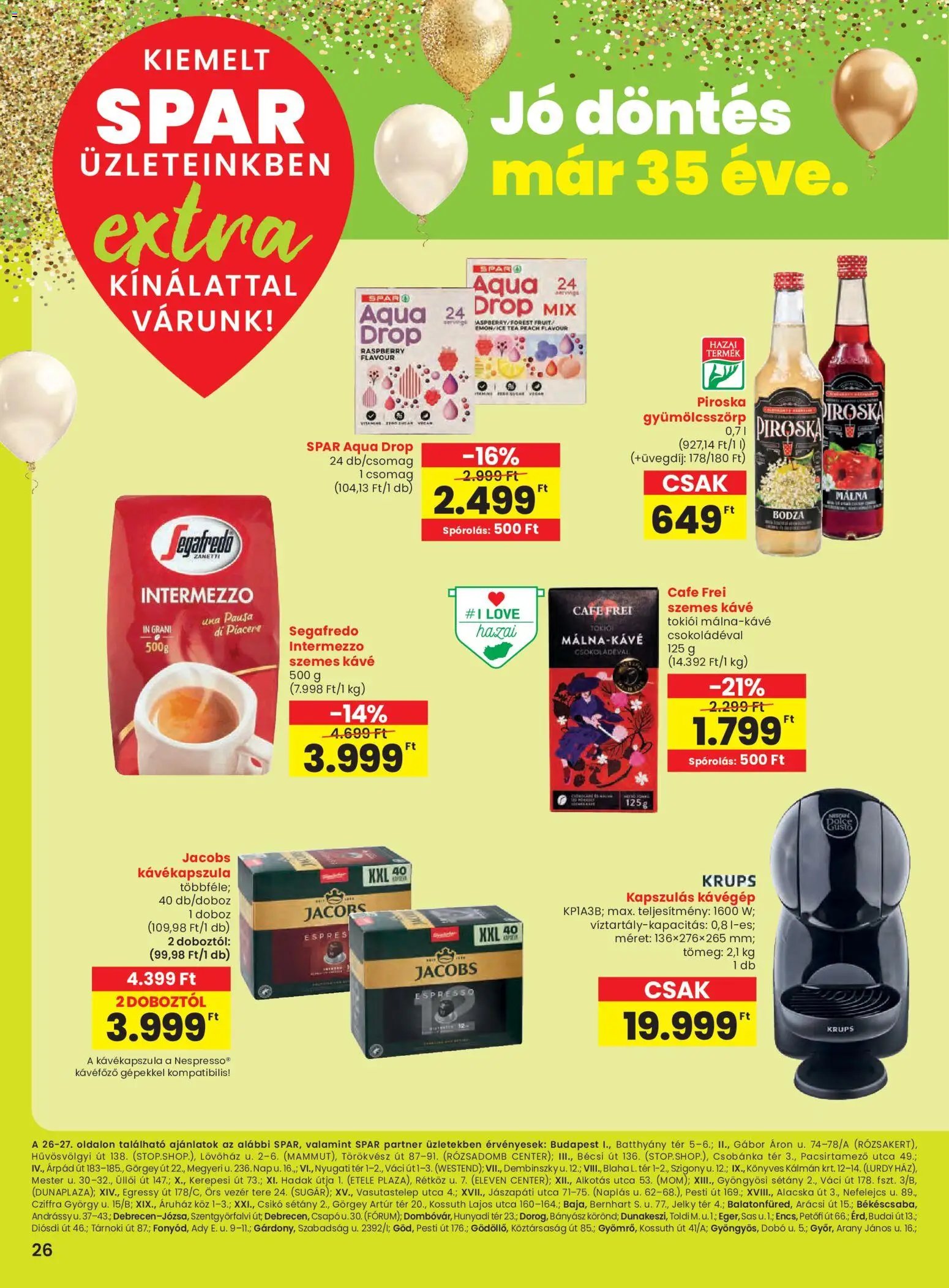 Spar újság 2026.01.08. Extra ajánlat (2026-01-08 - 2026-01-14)