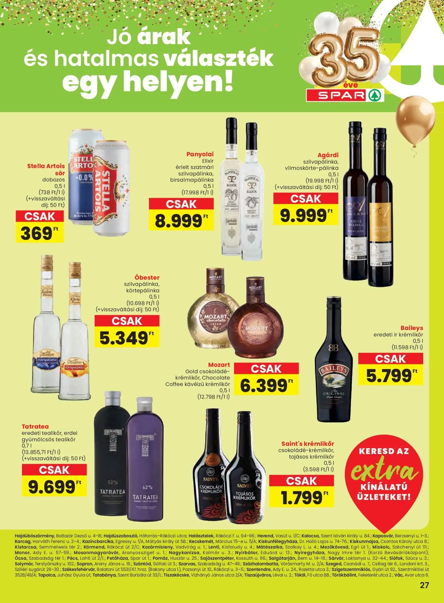 Spar újság 2026.01.08. Extra ajánlat (2026-01-08 - 2026-01-14)