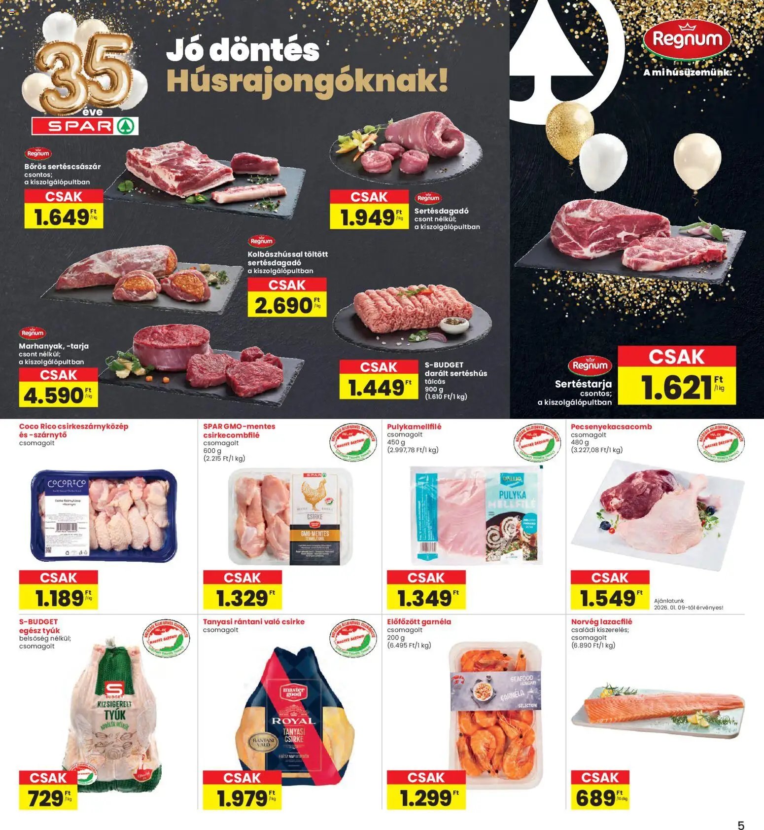 Interspar újság 2026.01.08. Akciós újság Interspar (2026-01-08 - 2026-01-14)