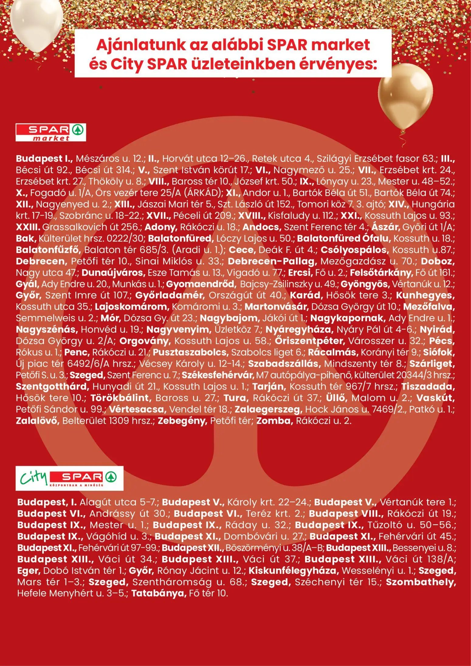 Spar újság 2026.03.26. Spar City szórólap (2026-03-26 - 2026-04-08)