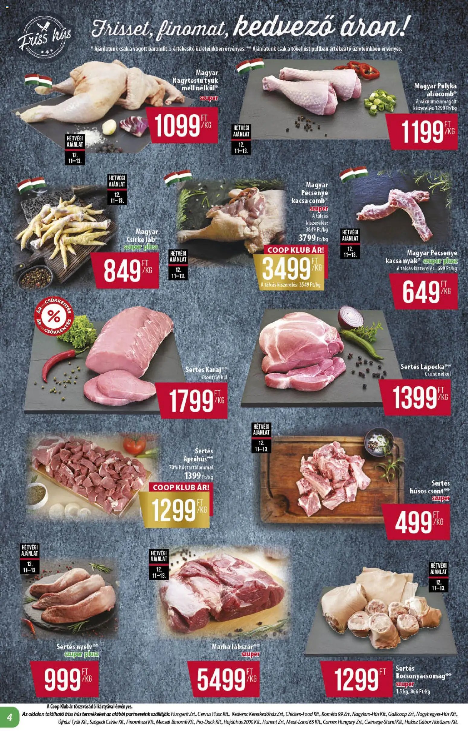 COOP újság 2025.12.11. Alföld Pro-Coop Zrt. - Abc szuper (2025-12-11 - 2025-12-17)