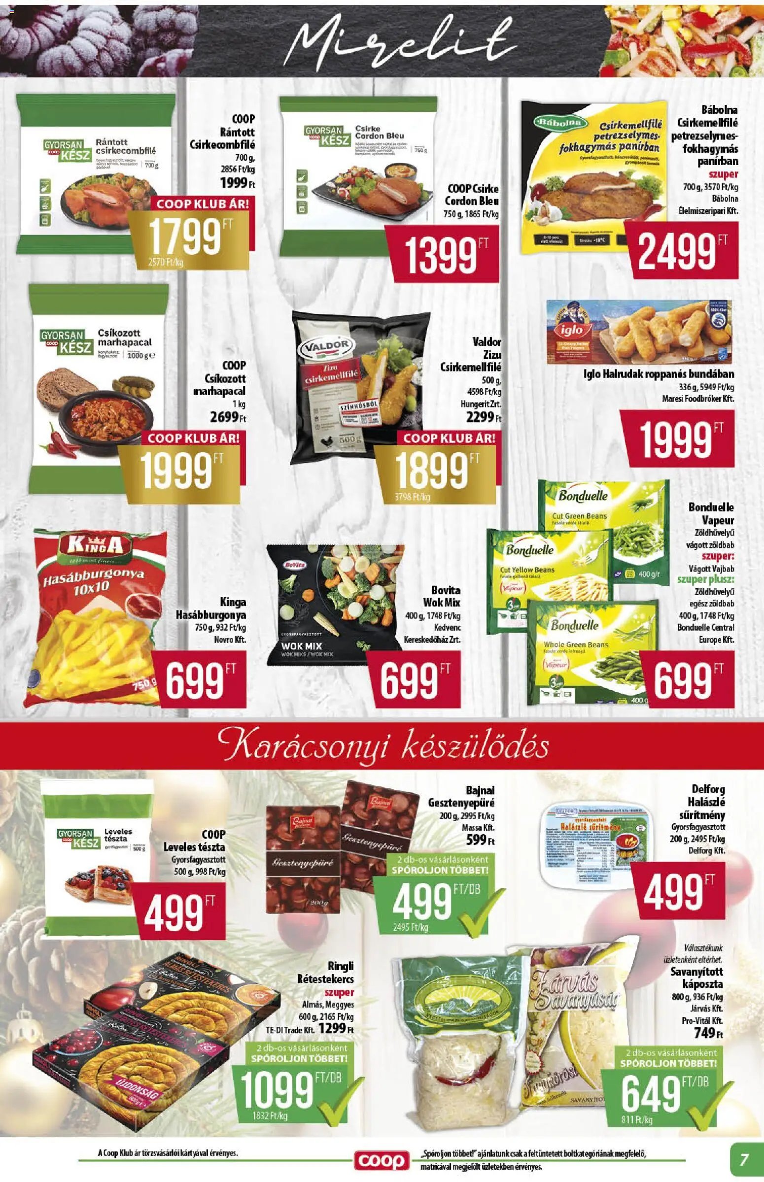 COOP újság 2025.12.11. Alföld Pro-Coop Zrt. - Abc szuper (2025-12-11 - 2025-12-17)