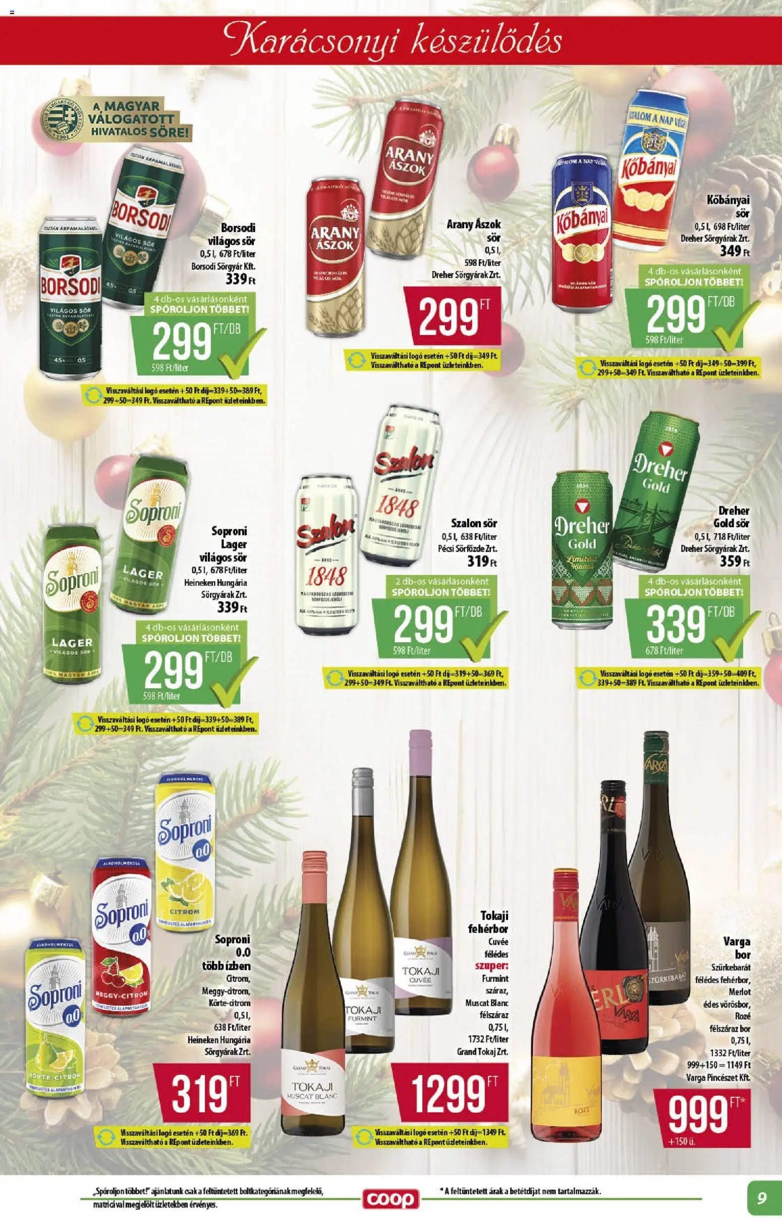 COOP újság 2025.12.11. Alföld Pro-Coop Zrt. - Abc szuper (2025-12-11 - 2025-12-17)