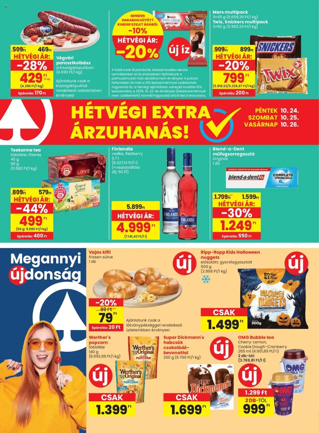 Spar újság 2025.10.24. Akciós újság Spar (2025-10-24 - 2025-10-29)