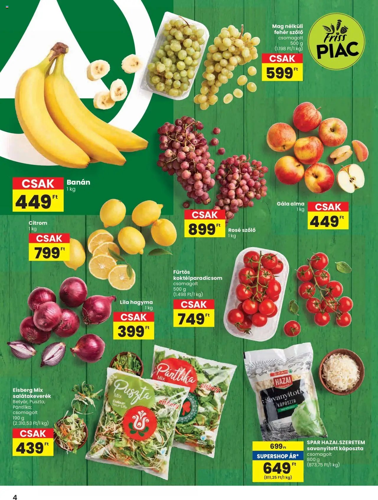 Spar újság 2025.10.24. Akciós újság Spar (2025-10-24 - 2025-10-29)
