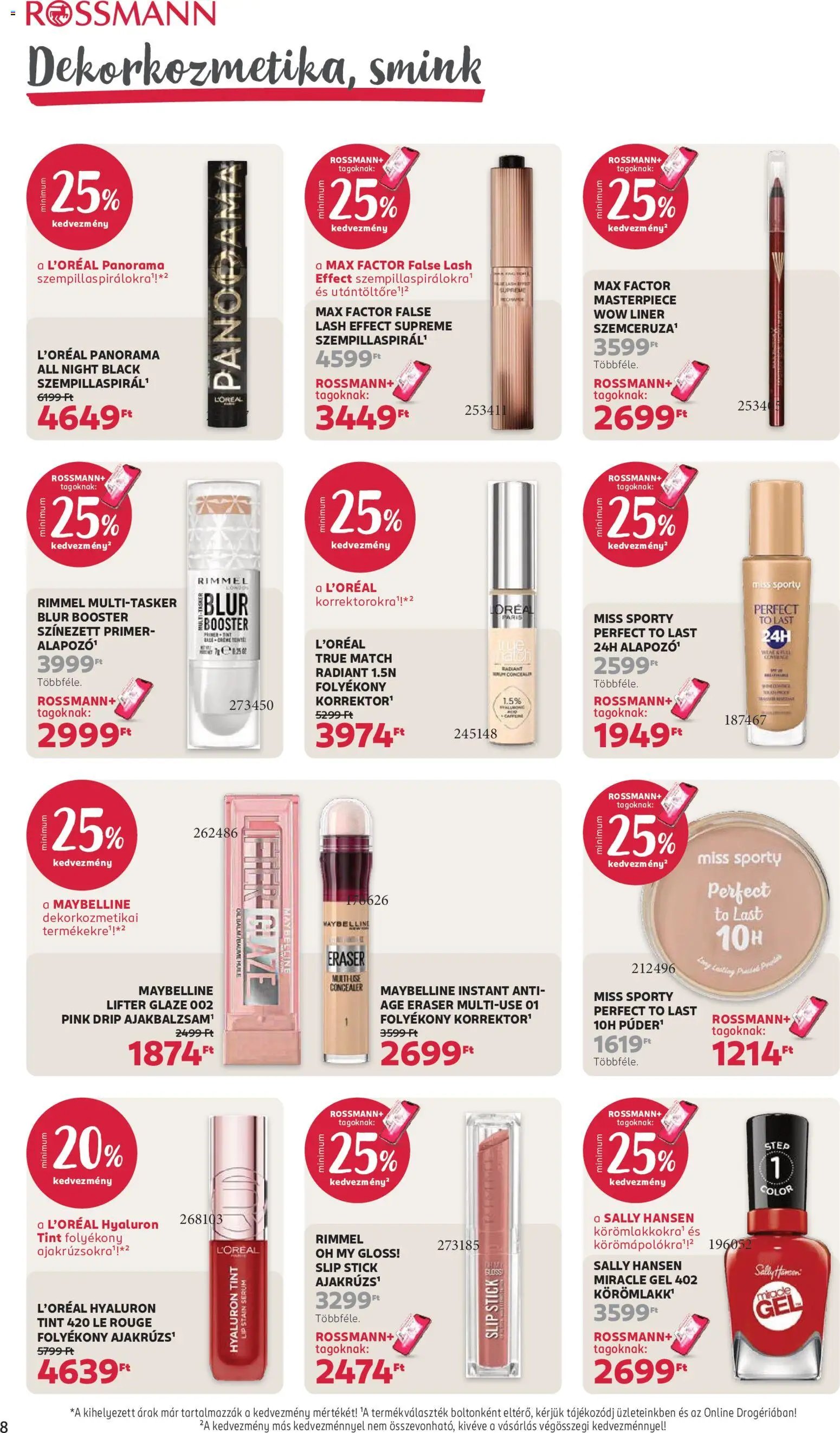Rossmann újság 2026.09.07. Rossmann akciós újság