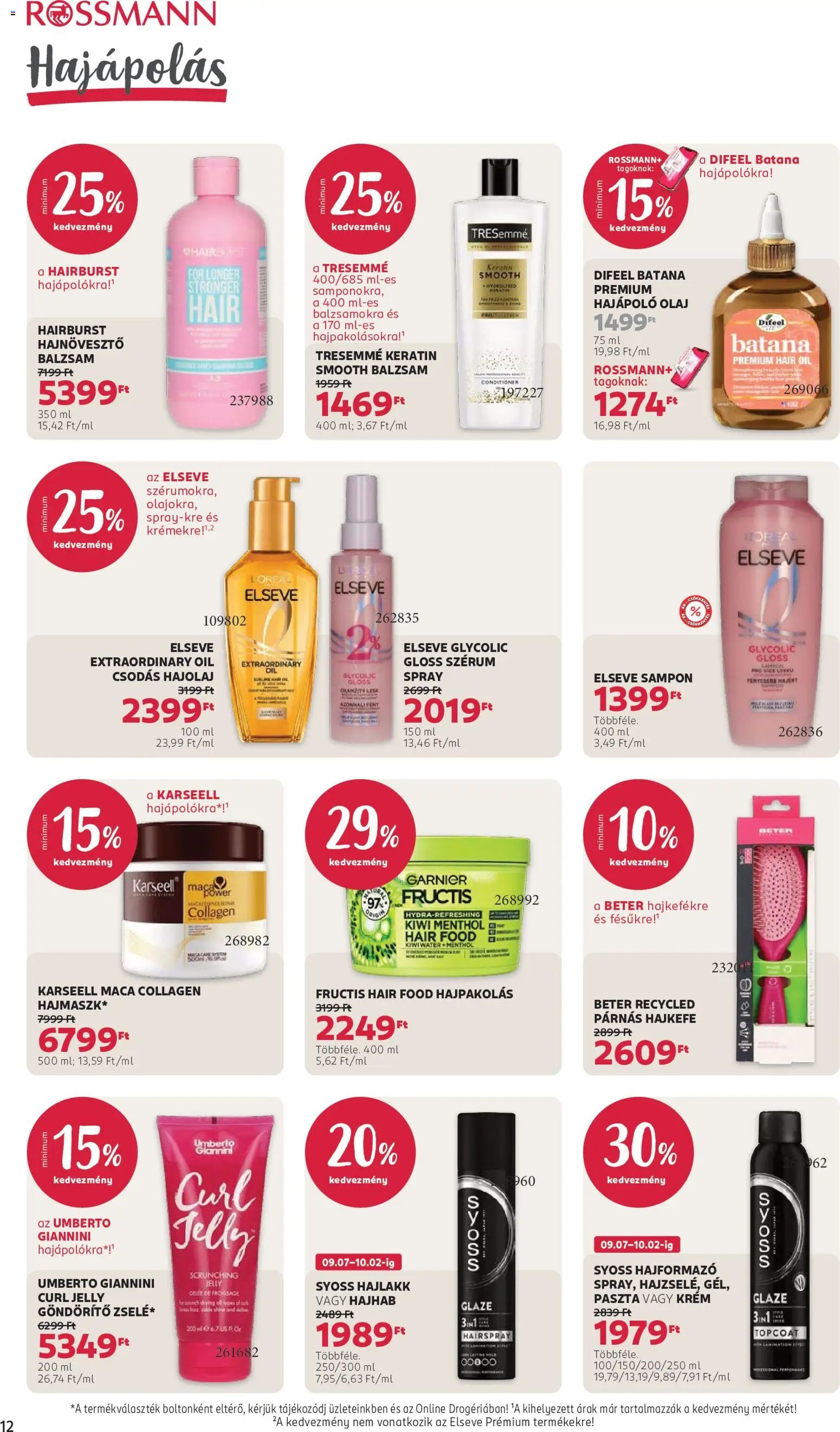 Rossmann újság 2026.09.07. Rossmann akciós újság