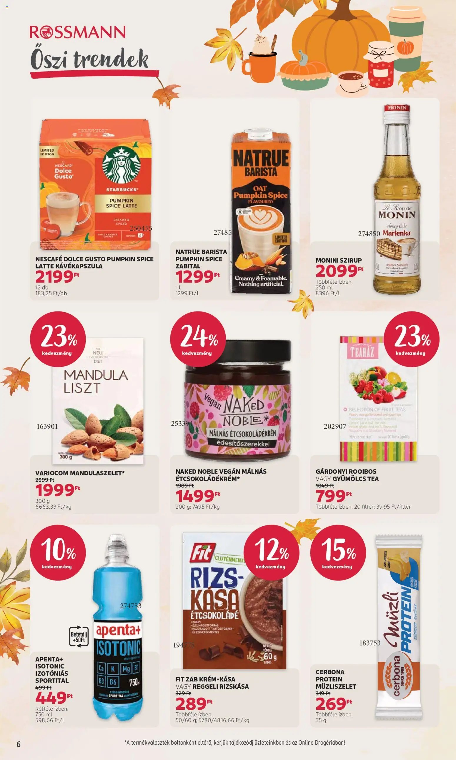 Rossmann újság 2026.09.07. Rossmann akciós újság