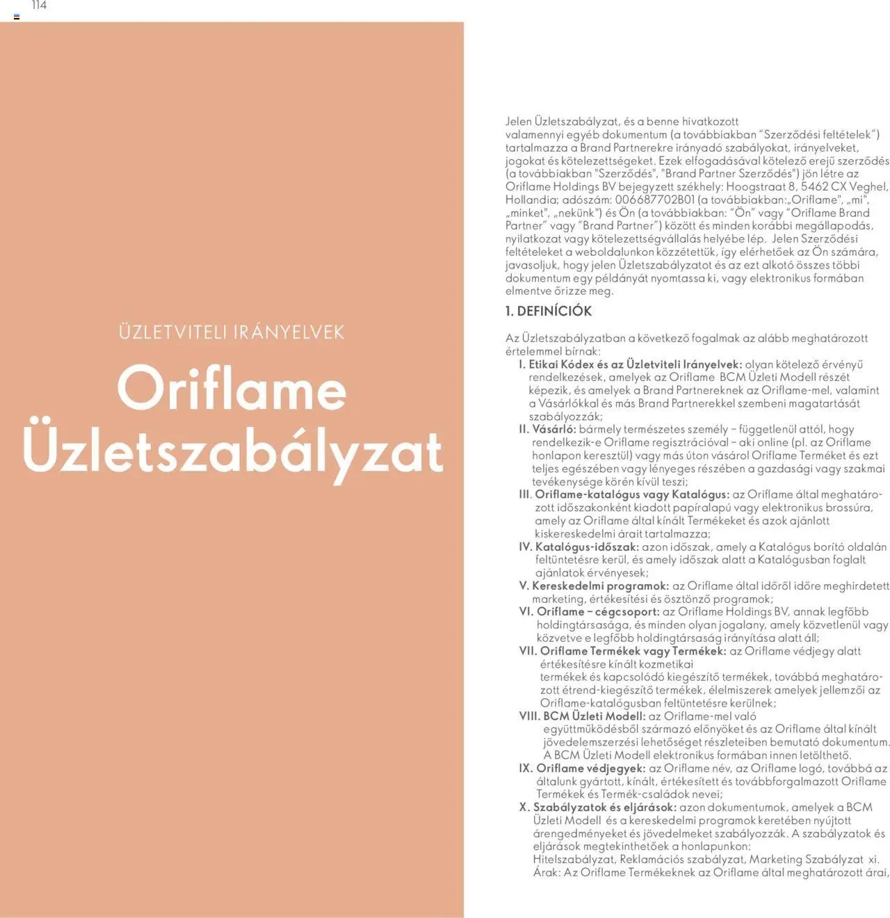 Oriflame újság 2024.04.28. Katalógus Oriflame Brand Partner Üzleti Terv (2024-04-28)