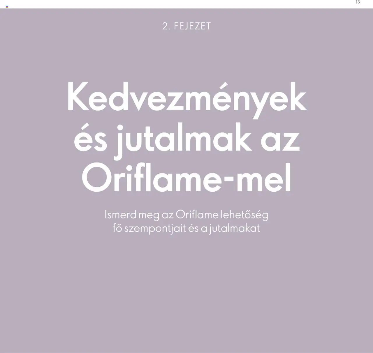 Oriflame újság 2024.04.28. Katalógus Oriflame Brand Partner Üzleti Terv (2024-04-28)