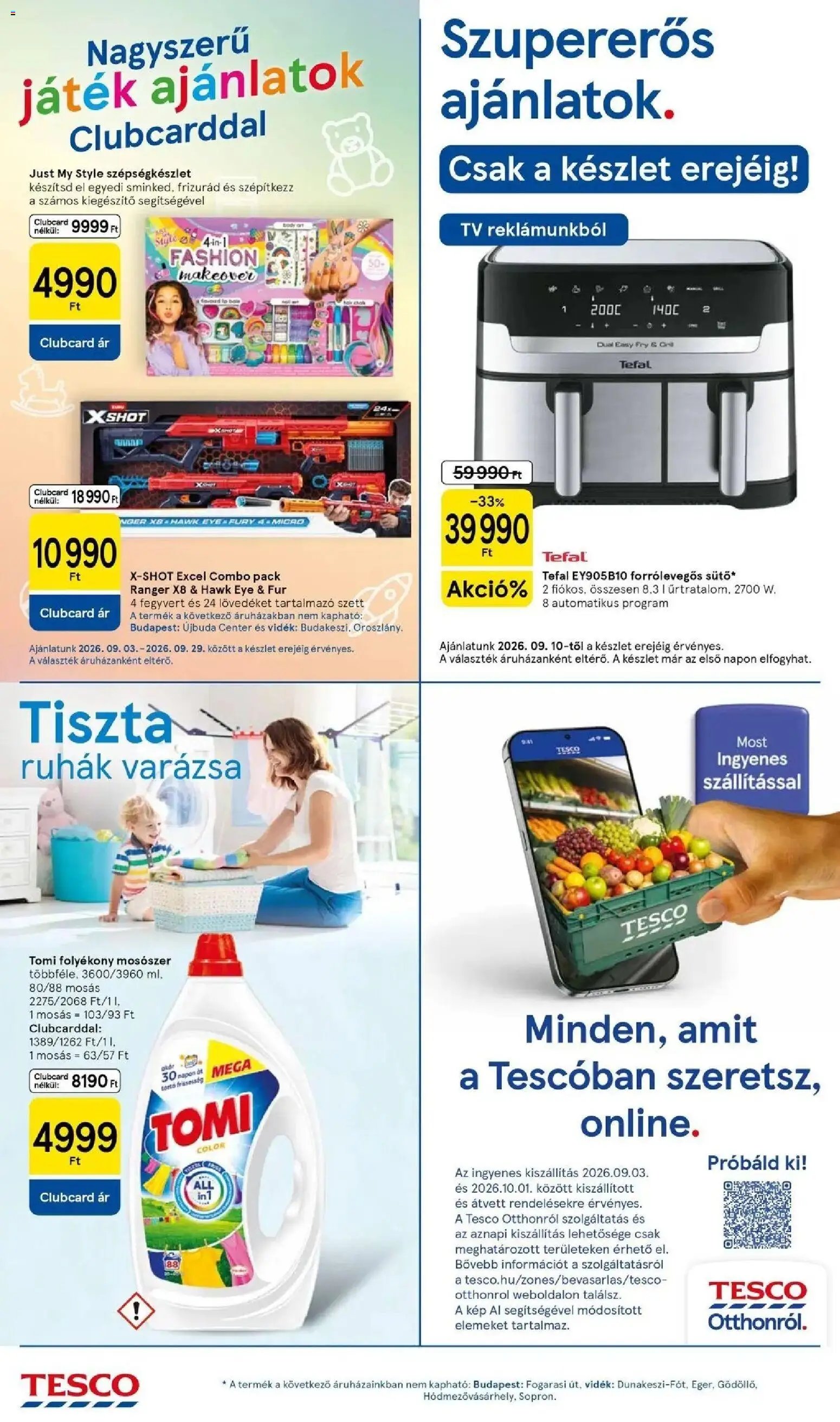 Tesco újság 2026.09.10. Tesco akciós újság