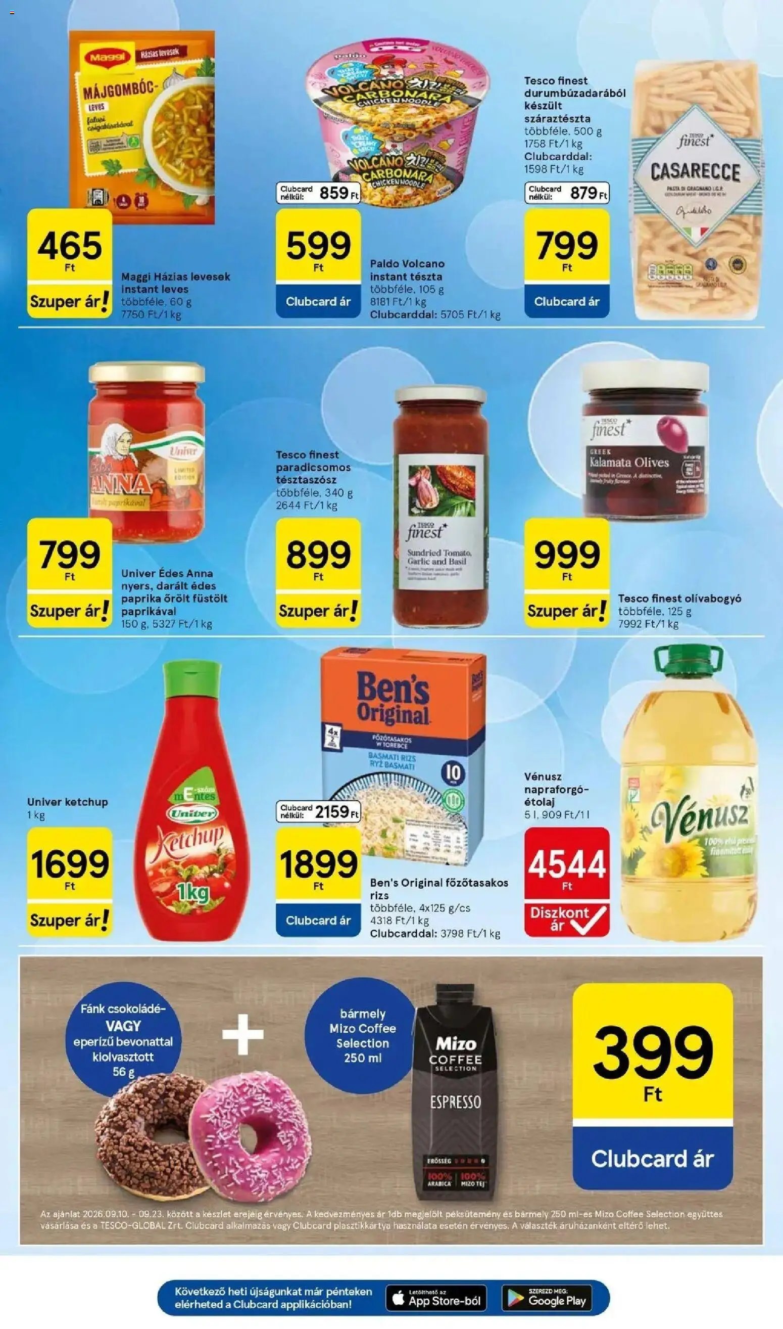 Tesco újság 2026.09.10. Tesco akciós újság