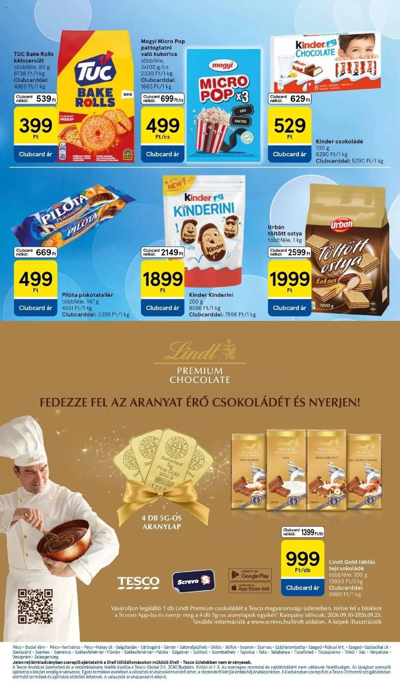 Tesco újság 2026.09.10. Tesco akciós újság