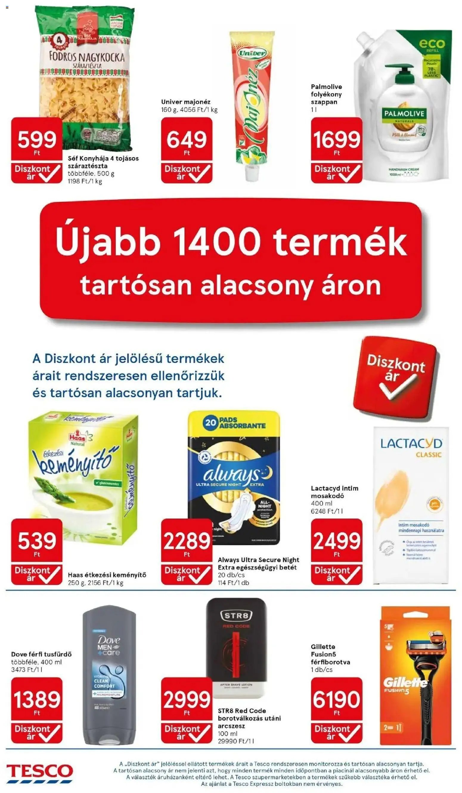 Tesco újság 2026.09.10. Tesco akciós újság