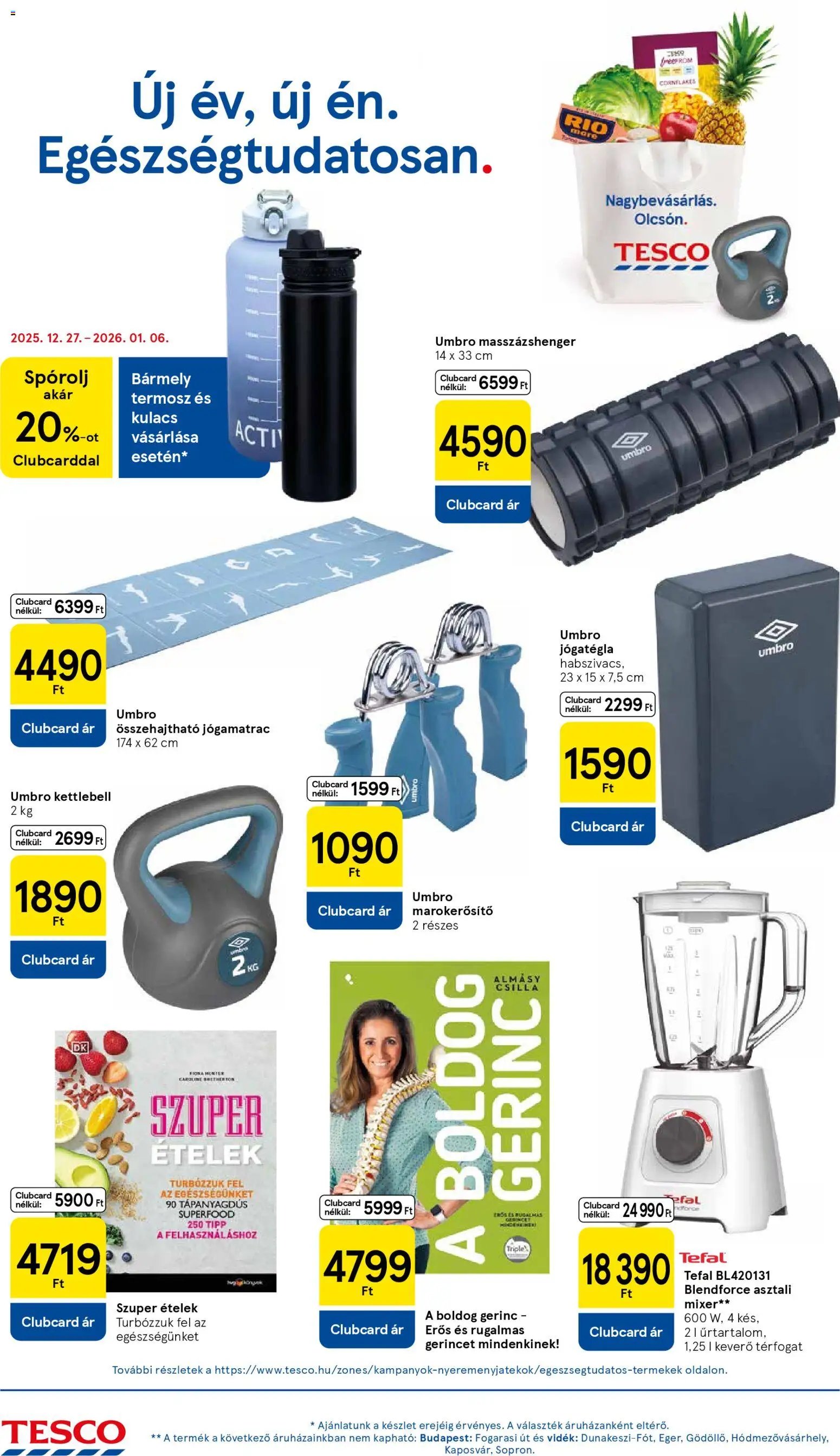 Tesco újság 2026.01.02. Akciós újság Tesco (2026-01-02)