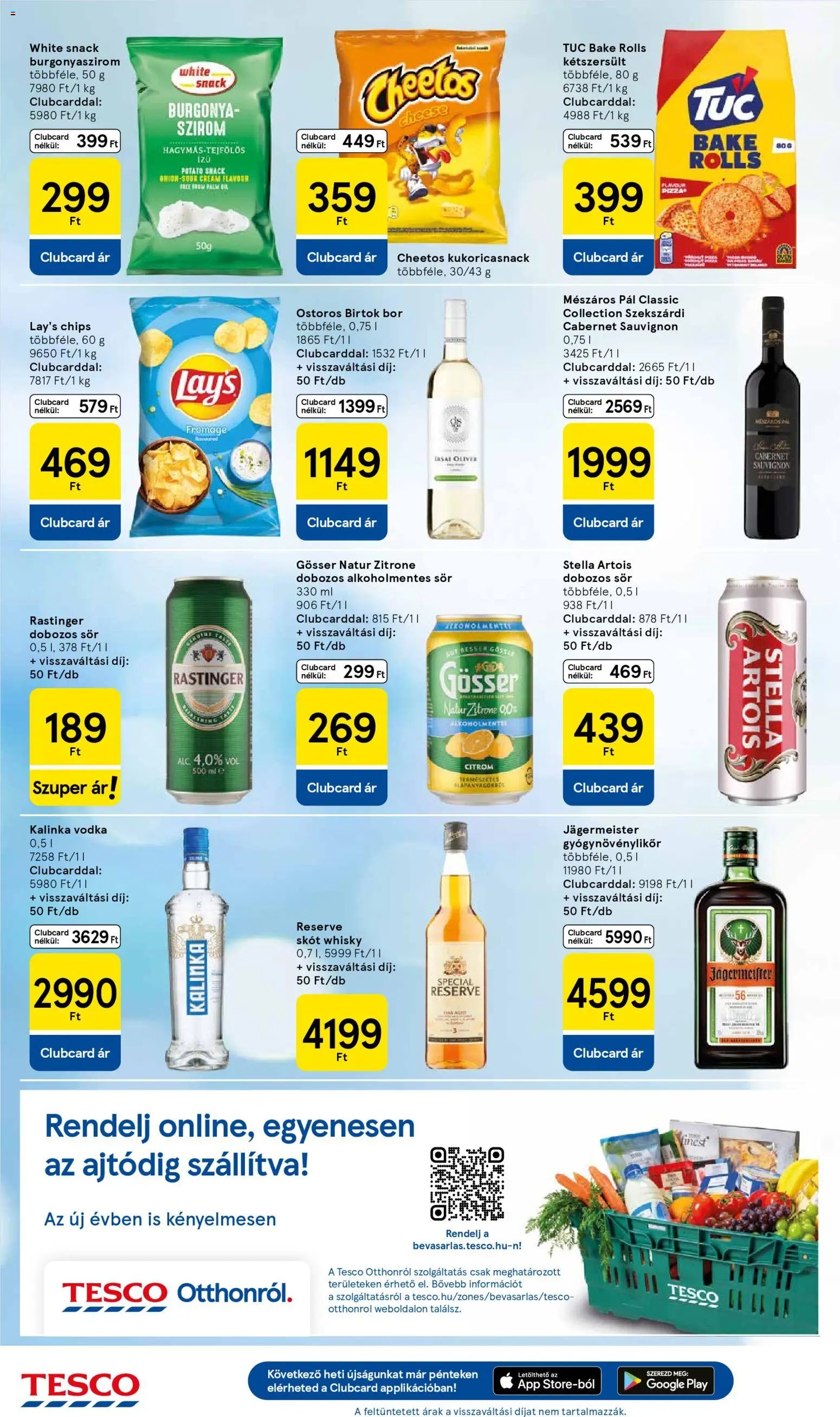 Tesco újság 2026.01.02. Akciós újság Tesco (2026-01-02)