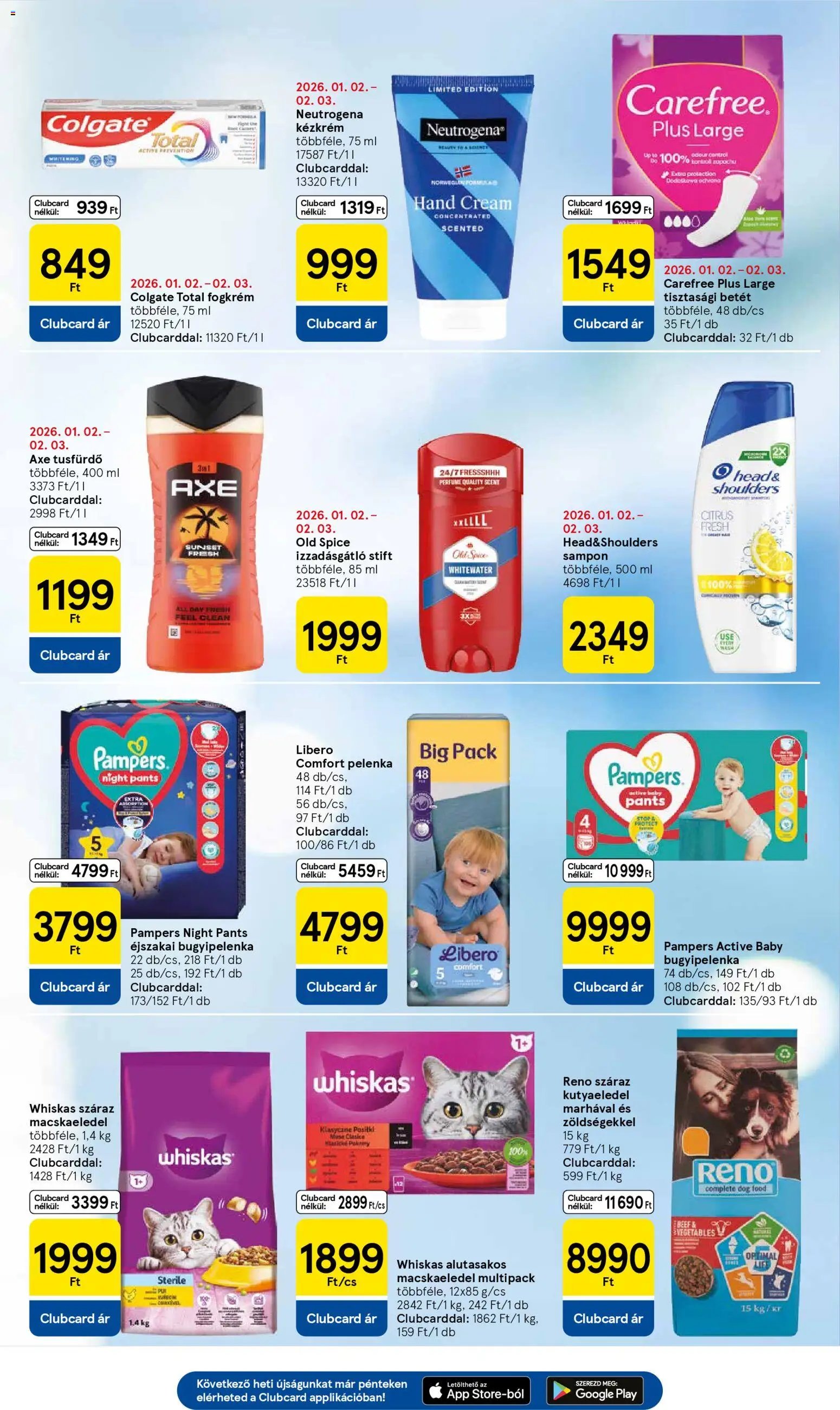 Tesco újság 2026.01.02. Akciós újság Tesco (2026-01-02)