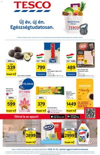 Tesco újság 2026.01.02. Akciós újság Tesco (2026-01-02)