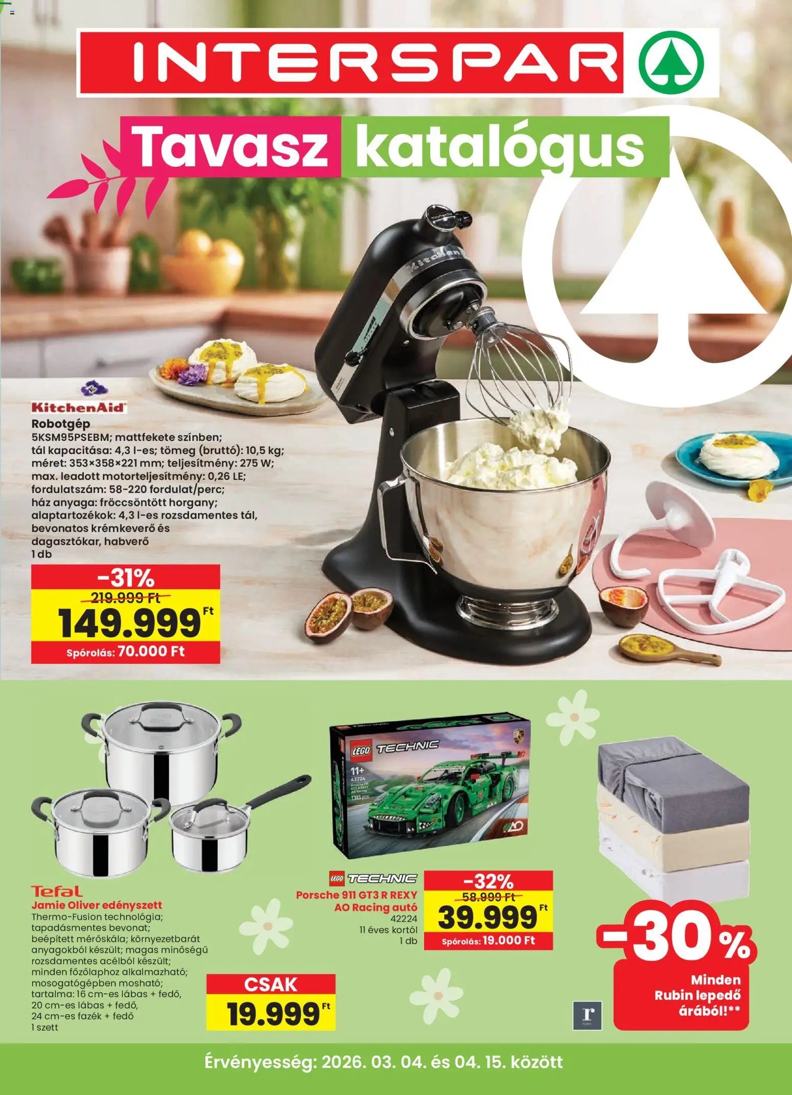 Interspar újság 2026.03.04. Interspar Tavasz katalógus (2026-03-04 - 2026-04-15)