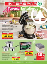 Interspar újság 2026.03.04. Interspar Tavasz katalógus (2026-03-04 - 2026-04-15)
