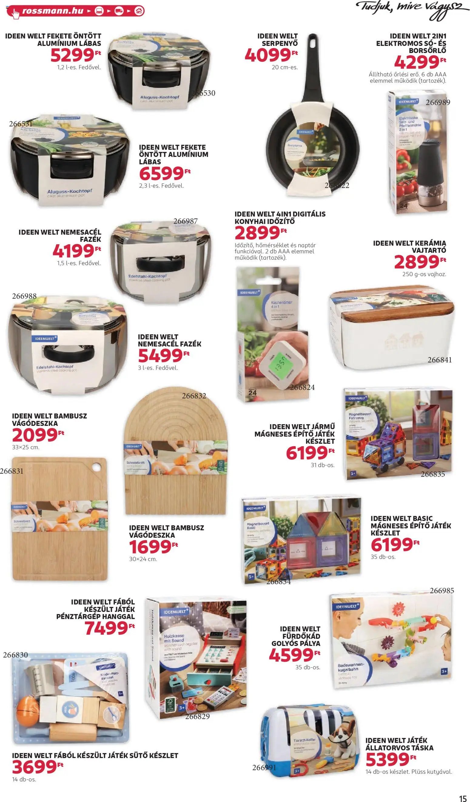 Rossmann újság 2025.12.15. Akciós újság Rossmann (2025-12-15 - 2025-12-26)