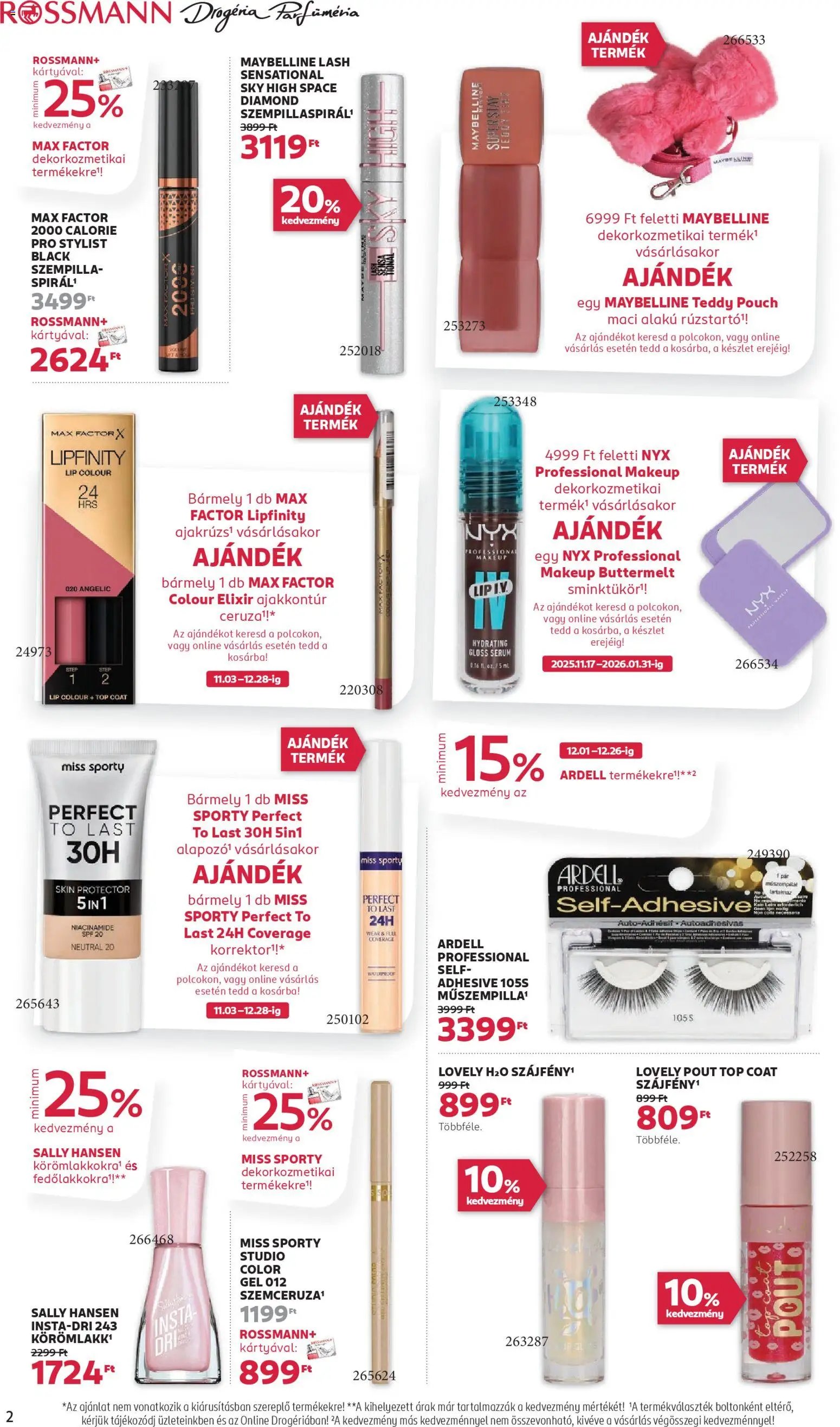 Rossmann újság 2025.12.15. Akciós újság Rossmann (2025-12-15 - 2025-12-26)