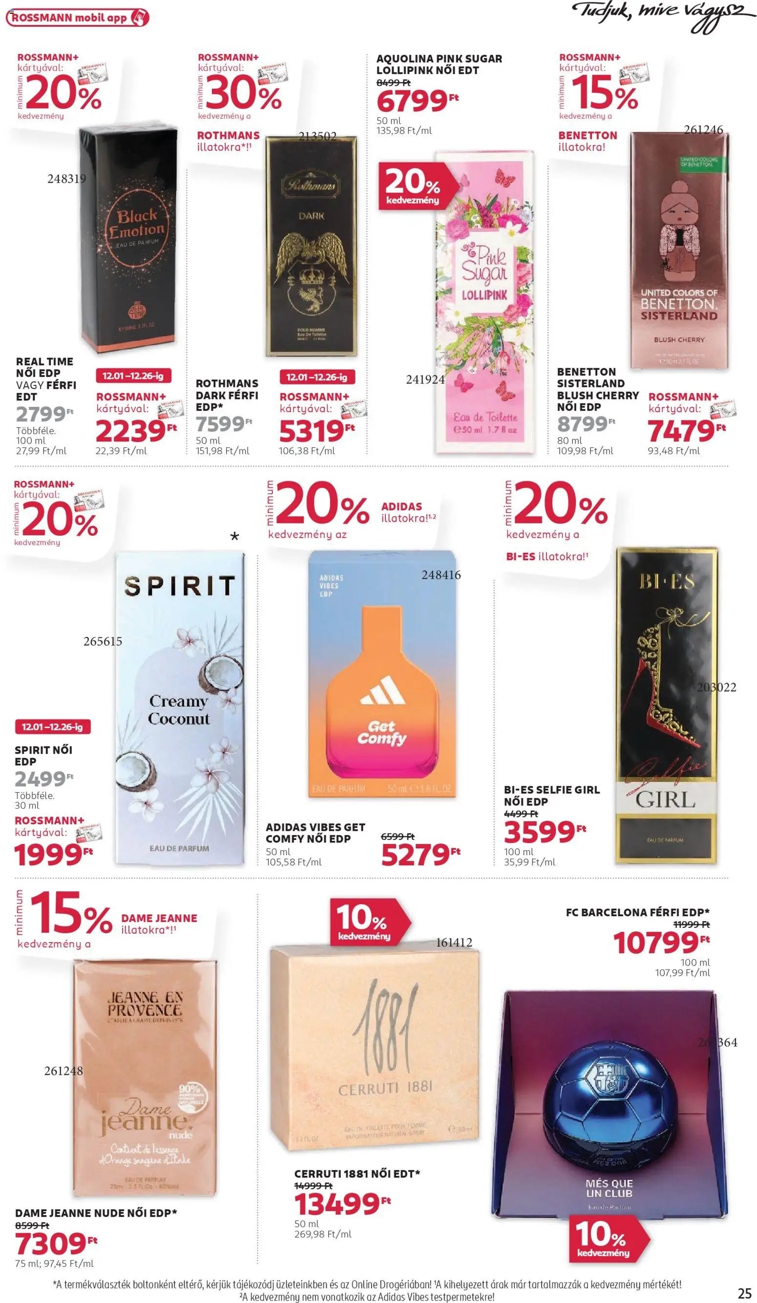 Rossmann újság 2025.12.15. Akciós újság Rossmann (2025-12-15 - 2025-12-26)