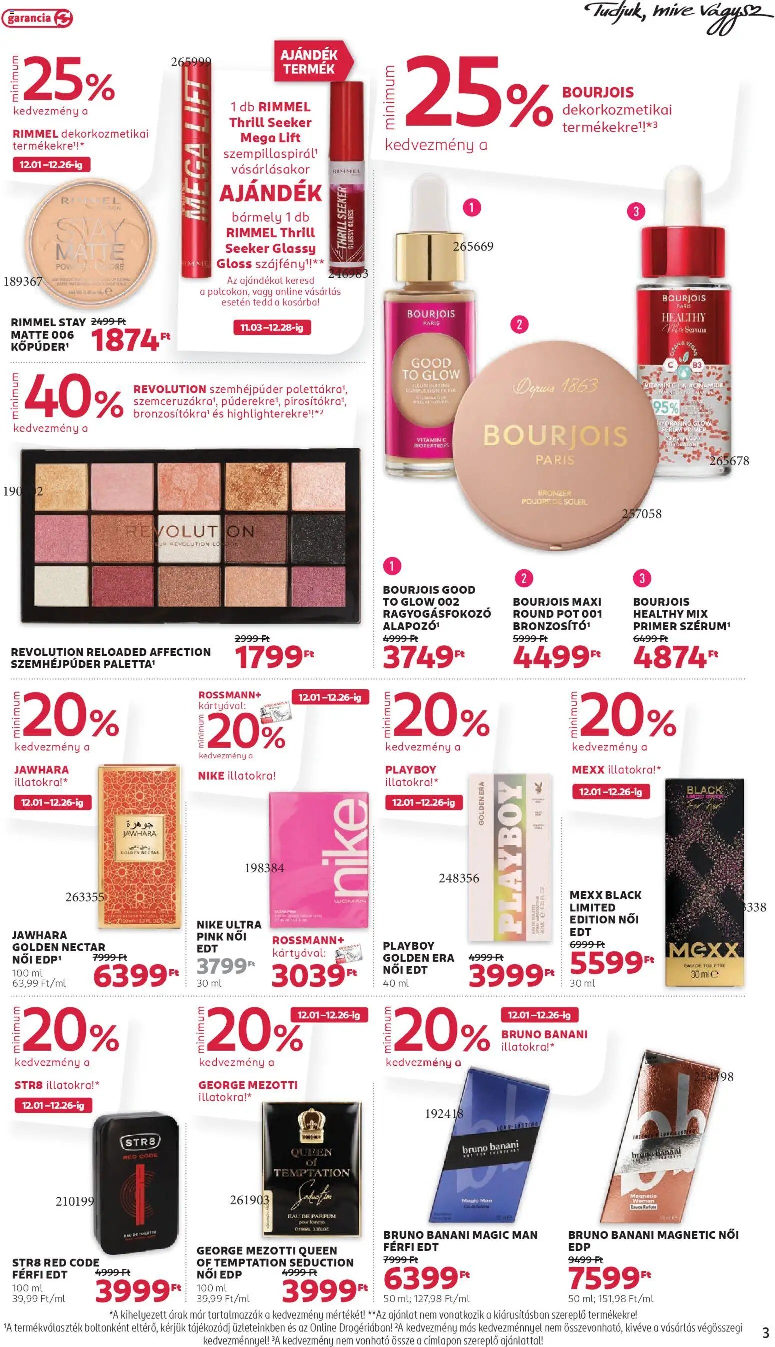 Rossmann újság 2025.12.15. Akciós újság Rossmann (2025-12-15 - 2025-12-26)