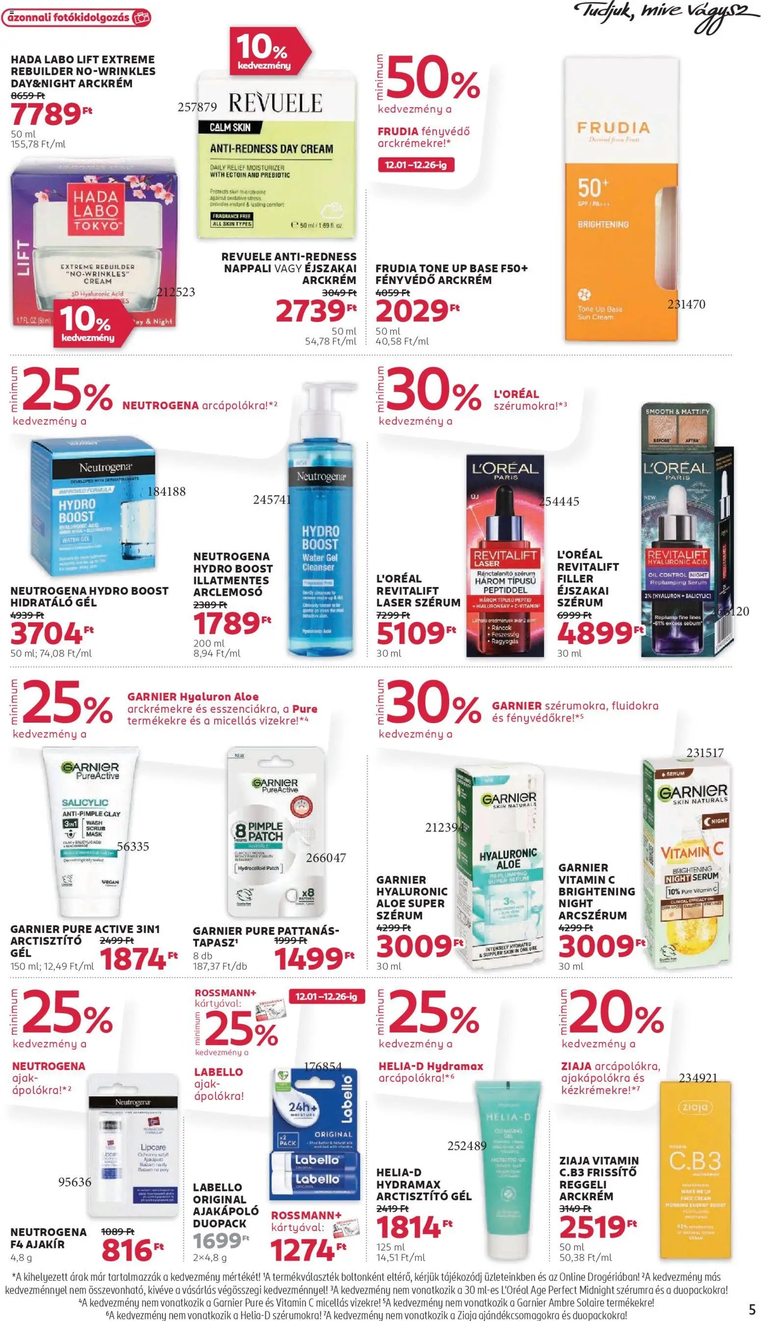 Rossmann újság 2025.12.15. Akciós újság Rossmann (2025-12-15 - 2025-12-26)