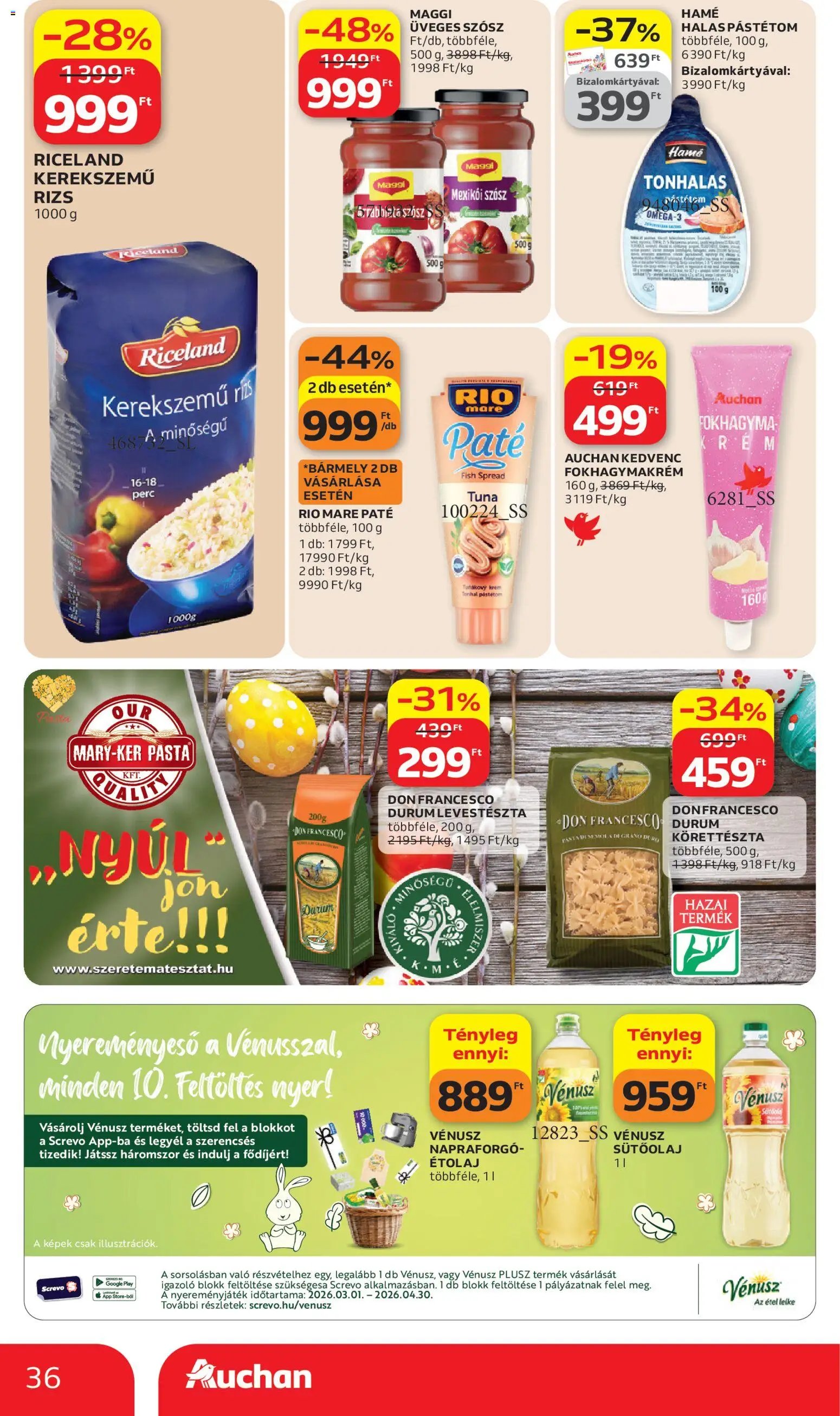 Auchan újság 2026.03.26. Auchan akciós újság (2026-03-26 - 2026-04-08)