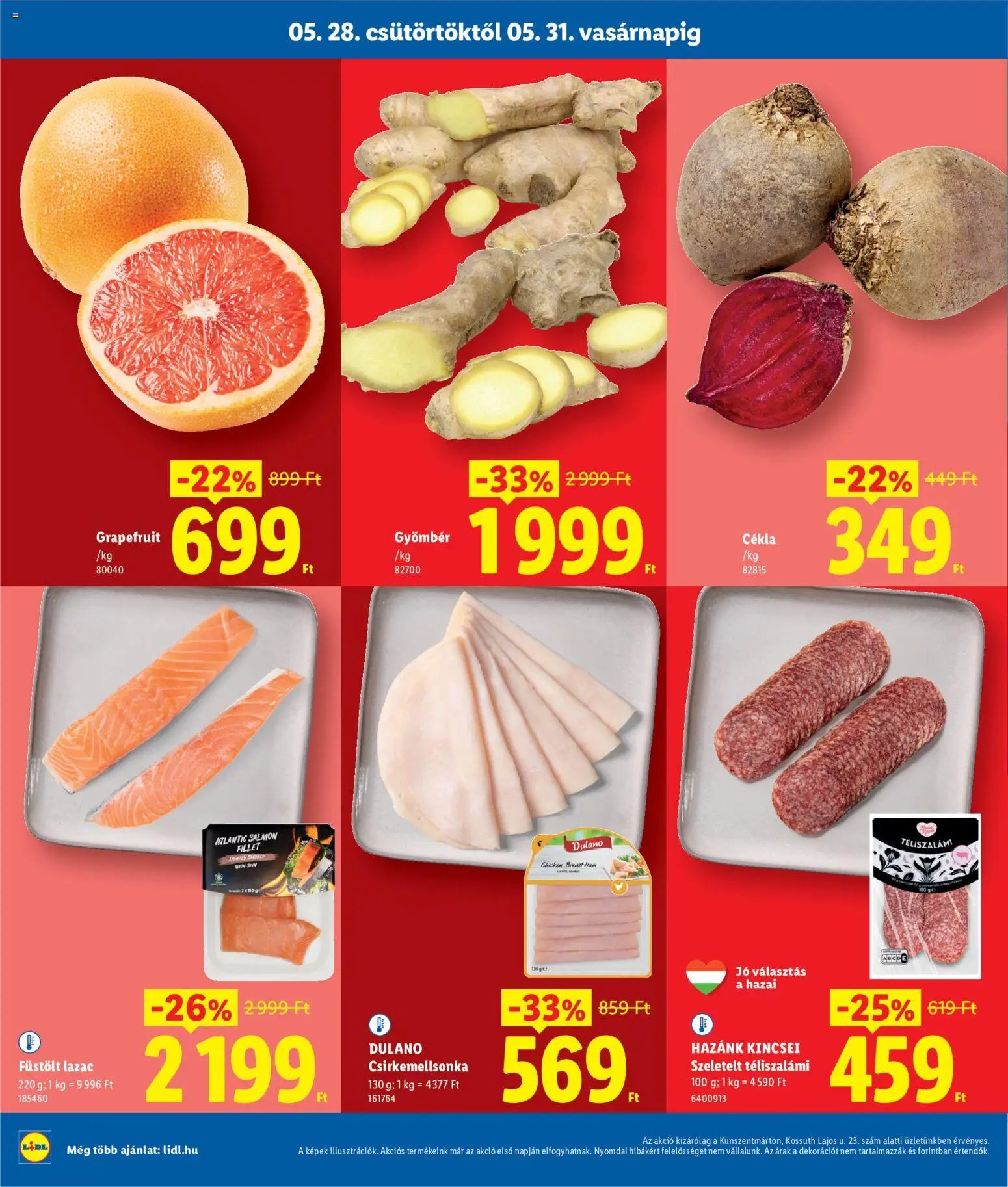 Lidl újság 2026.05.28. Lidl Kunszentmárton (2026-05-28 - 2026-05-31)