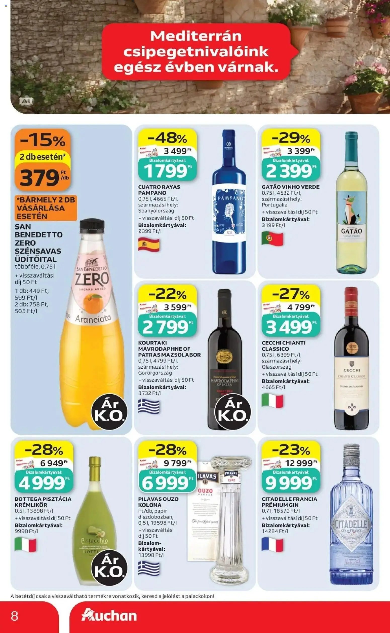 Auchan újság 2026.09.10. Auchan Nemzetközi konyha ajánlatok Fót