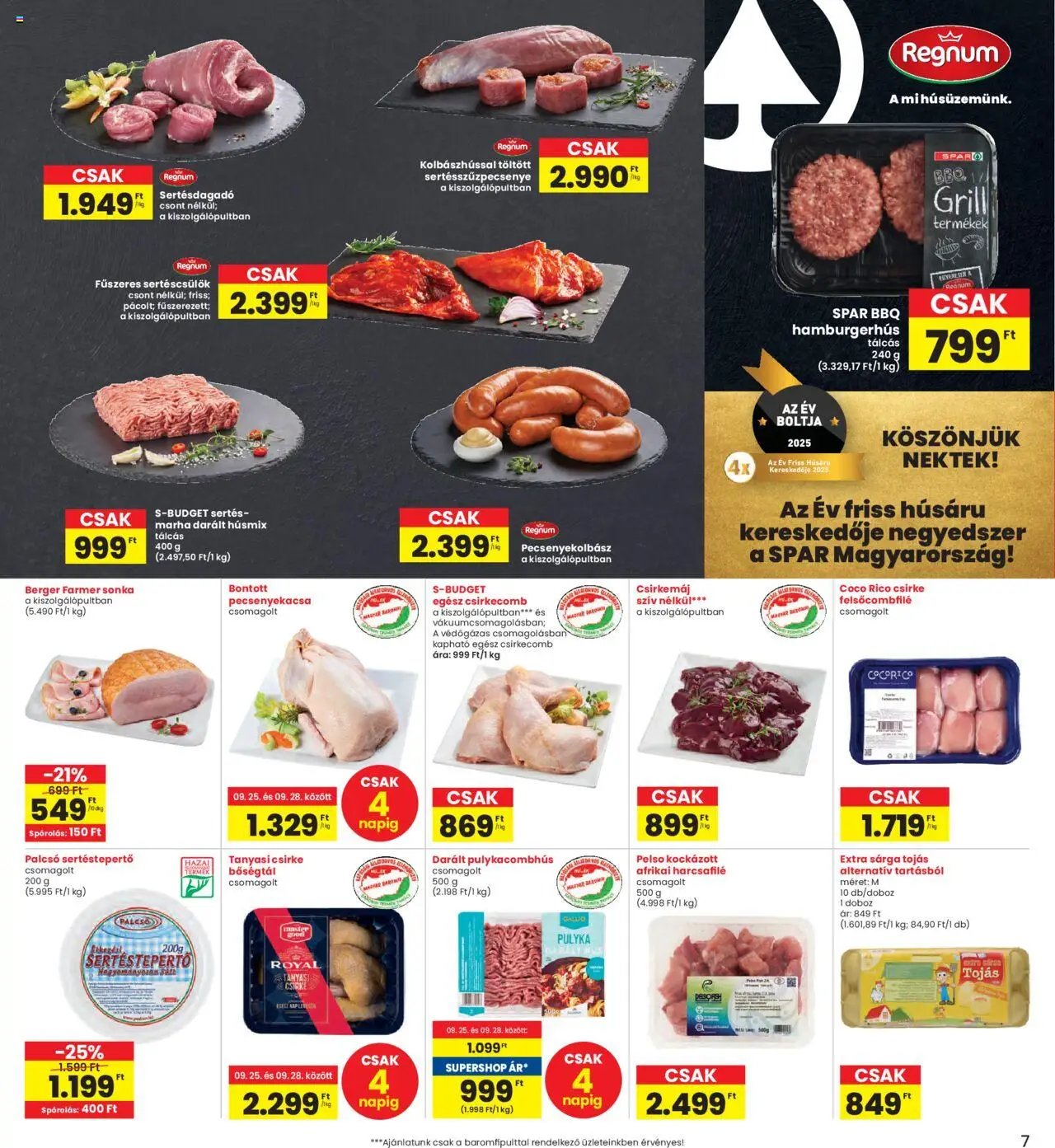 Interspar újság 2025.09.25. Akciós újság Interspar (2025-09-25 - 2025-10-01)