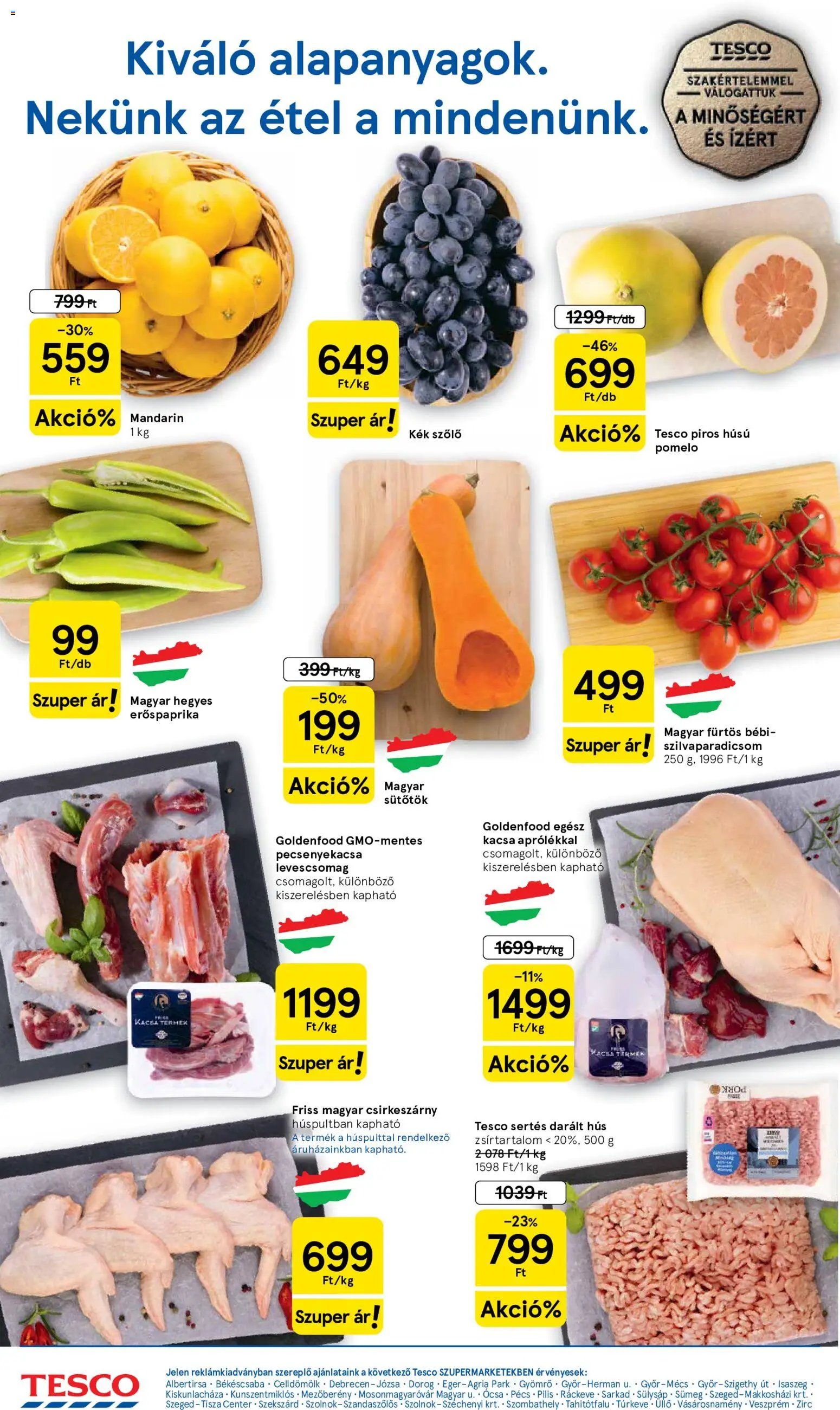 TESCO akciós újság új 2026.10.29. - szórólap online lapozható 