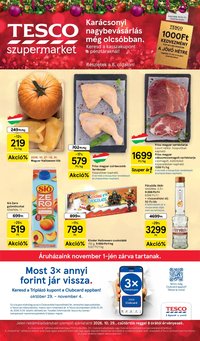 TESCO akciós újság új 2026.10.29. - szórólap online lapozható 